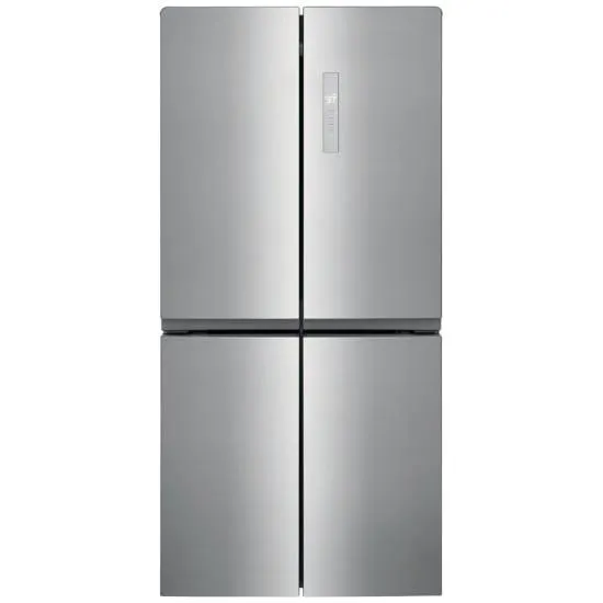 Frigidaire FRQG1721AV French Door Refrigerator, 33 inch Width, Counter Depth, 17.4 cu. ft. Capacity, Brushed Steel colour