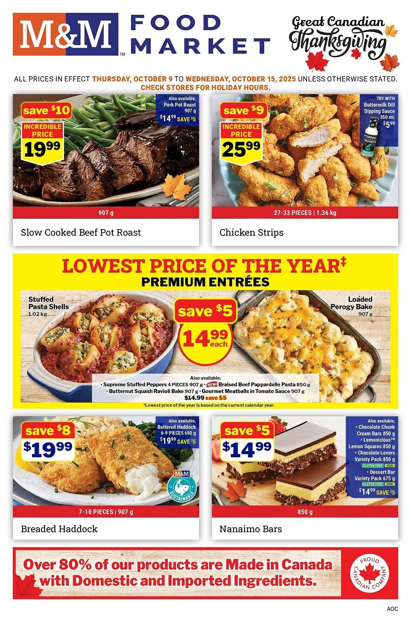 M & M Food Market flyer from October 9 to October 23 2025 - flyer page 1