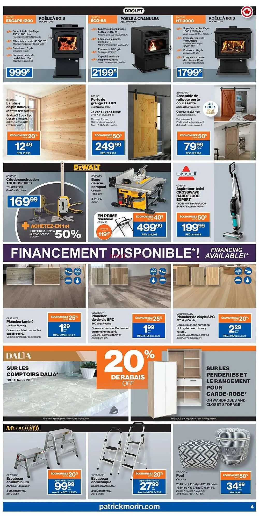 Patrick Morin flyer from September 18 to September 24 2025 - flyer page 4