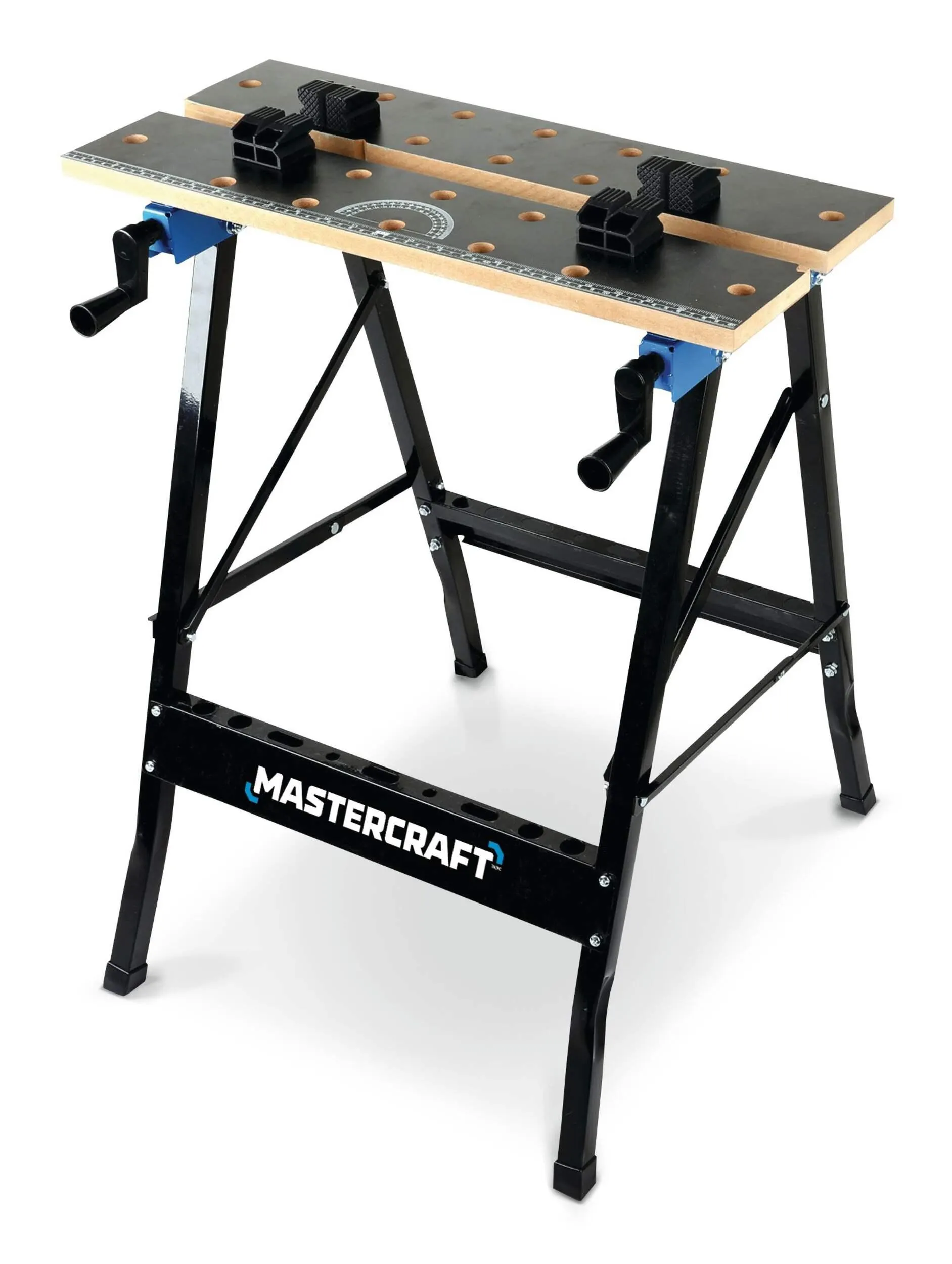 Mastercraft Steel Folding Work Table / Sawhorse with MDF Tabletop