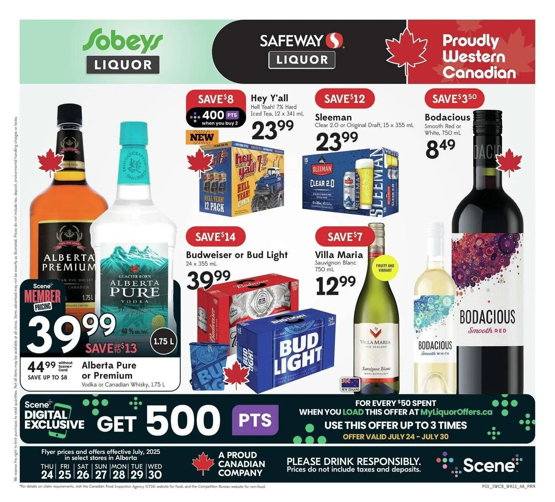 Safeway flyer from July 25 to August 1 2025 - flyer page 1