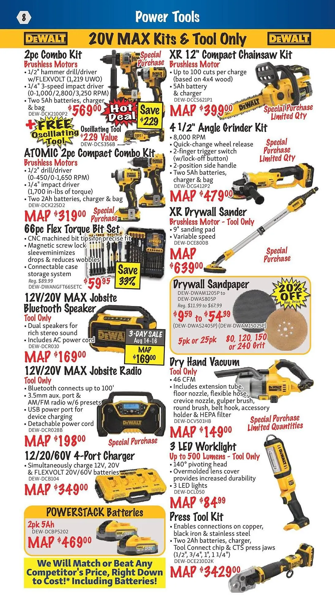 KMS Tools flyer from August 1 to August 8 2025 - flyer page 8