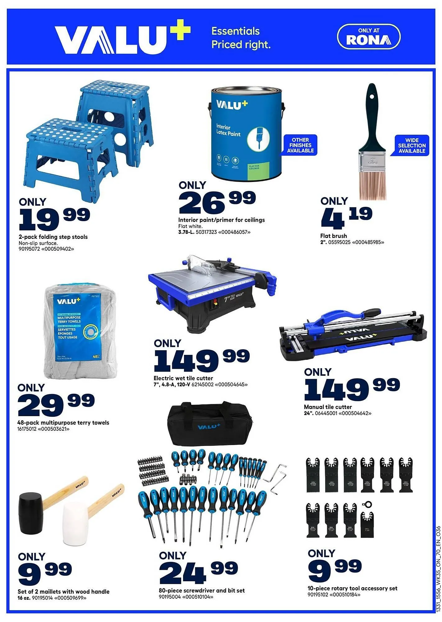 RONA flyer from September 26 to October 17 2025 - flyer page 13