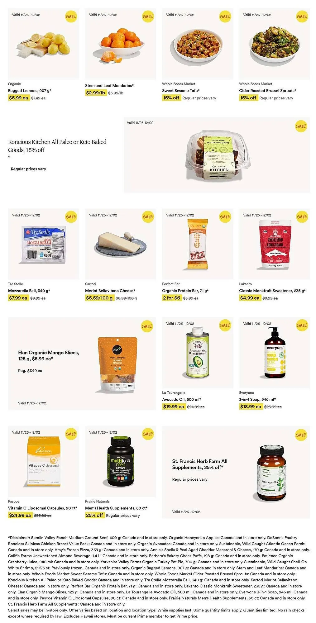 Whole Foods Market flyer from November 27 to December 4 2025 - flyer page 2