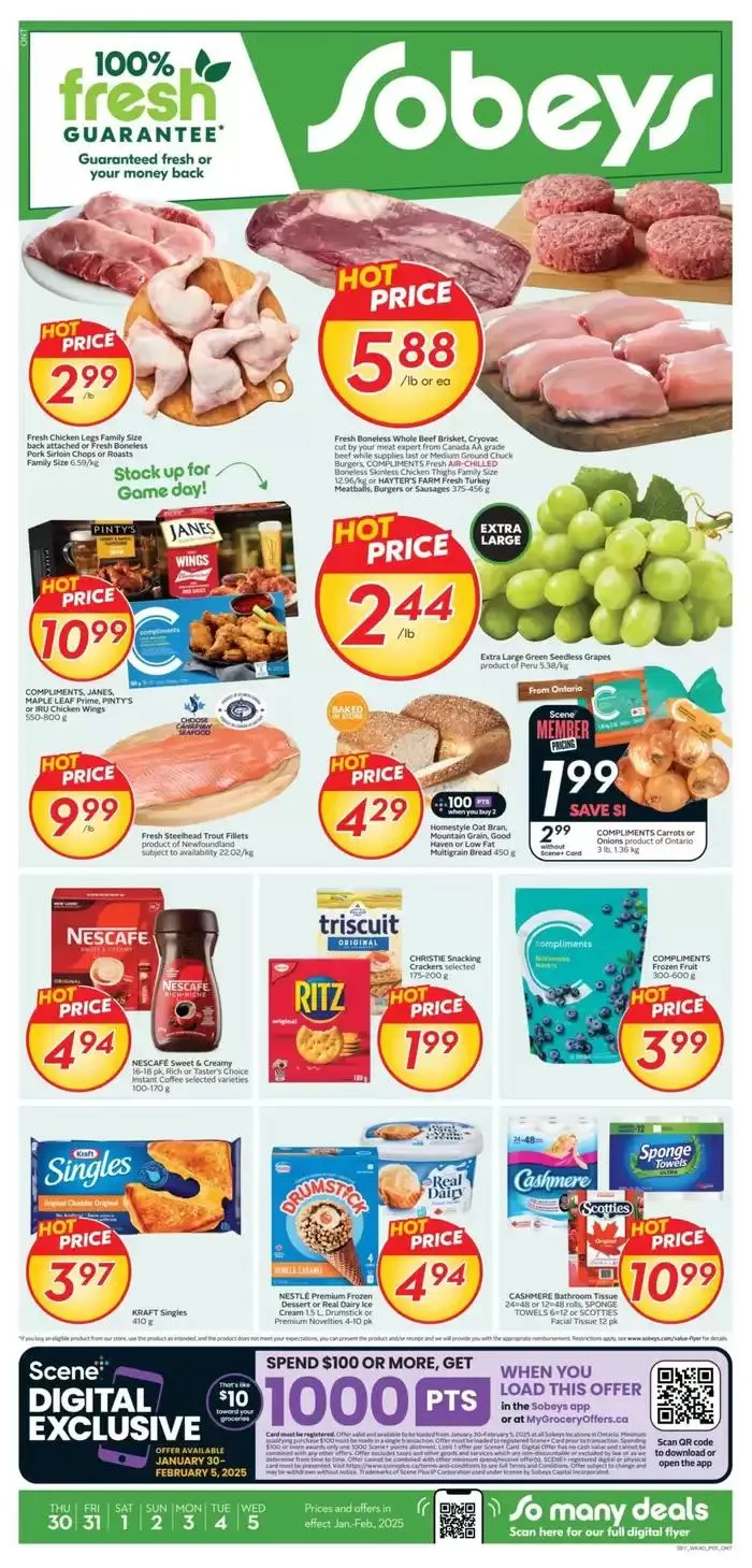 Sobeys Weekly ad from January 30 to February 5 2025 - flyer page 2