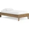 Deanlow Twin Platform Bed - Honey