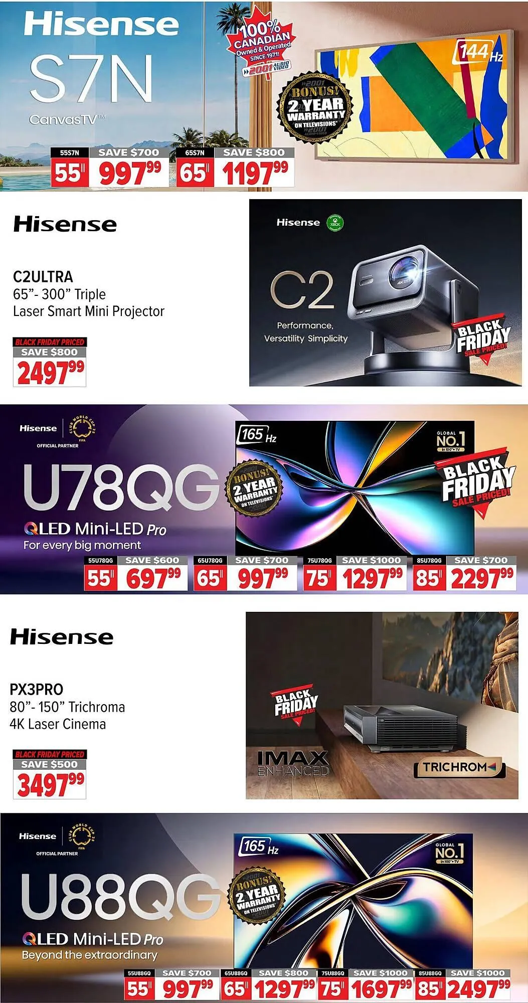 2001 Audio Video flyer from November 14 to November 20 2025 - flyer page 8