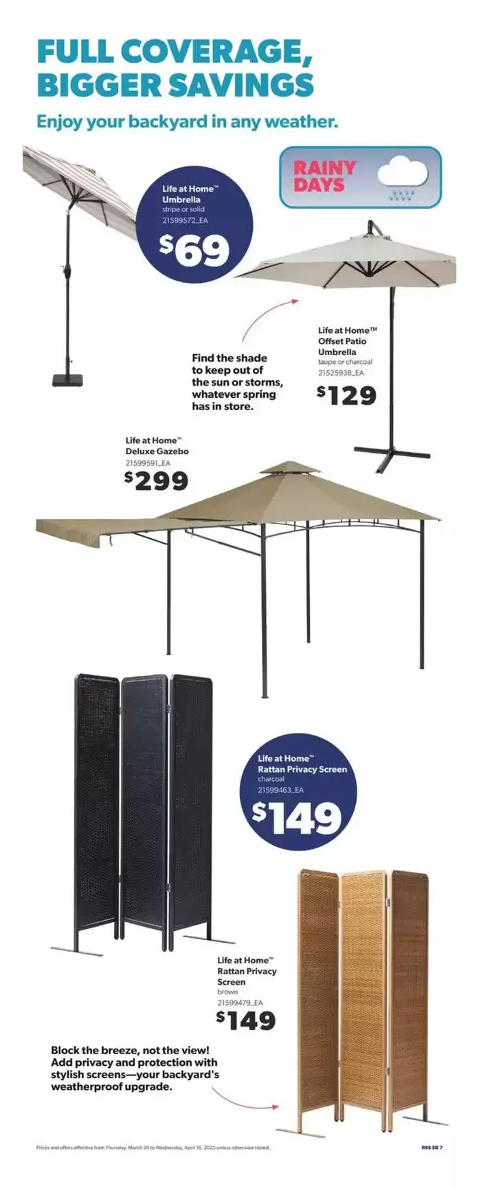 Wide range of offers from March 20 to April 16 2025 - flyer page 7