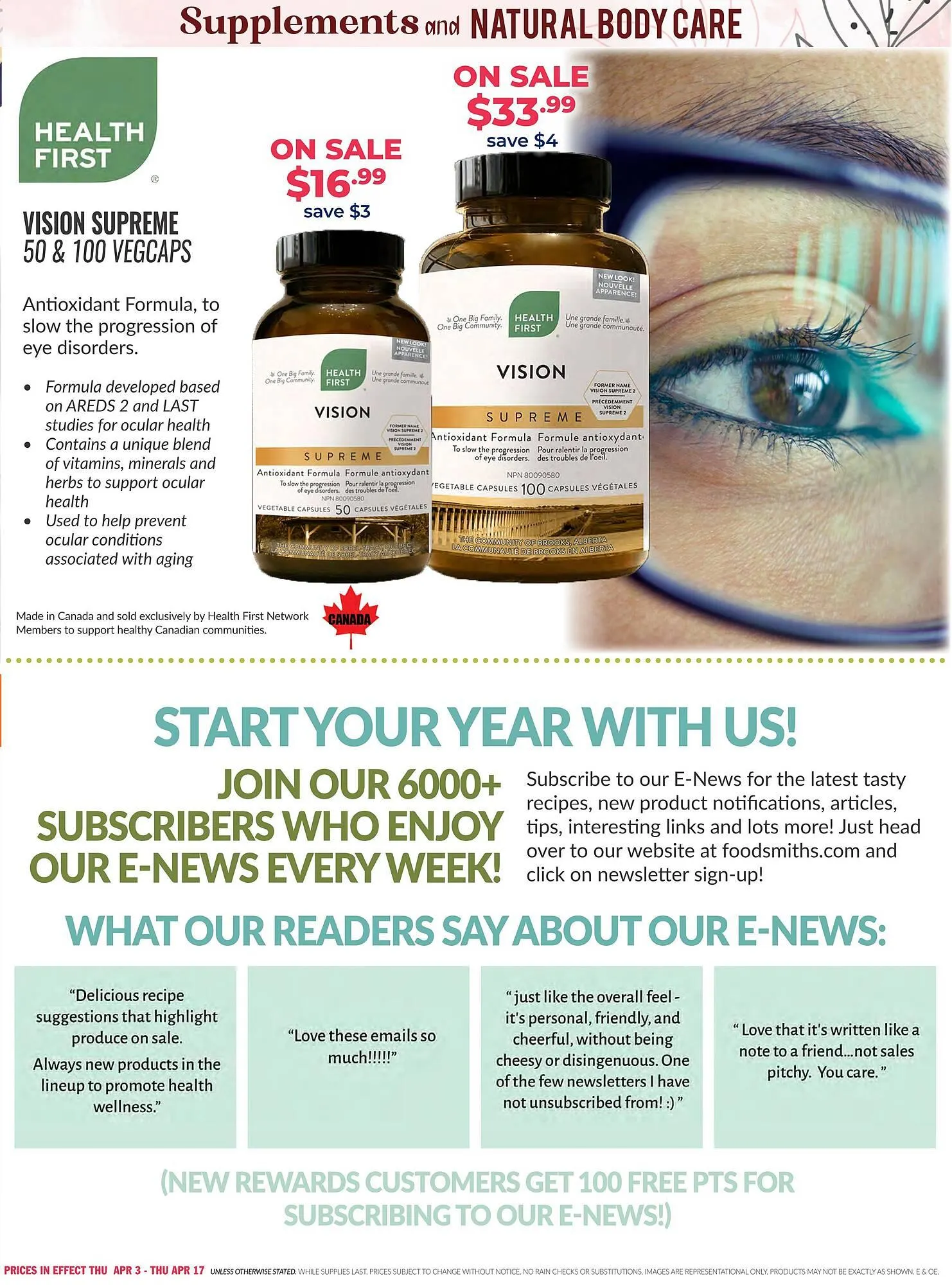 Foodsmiths flyer from April 3 to April 9 2025 - flyer page 19