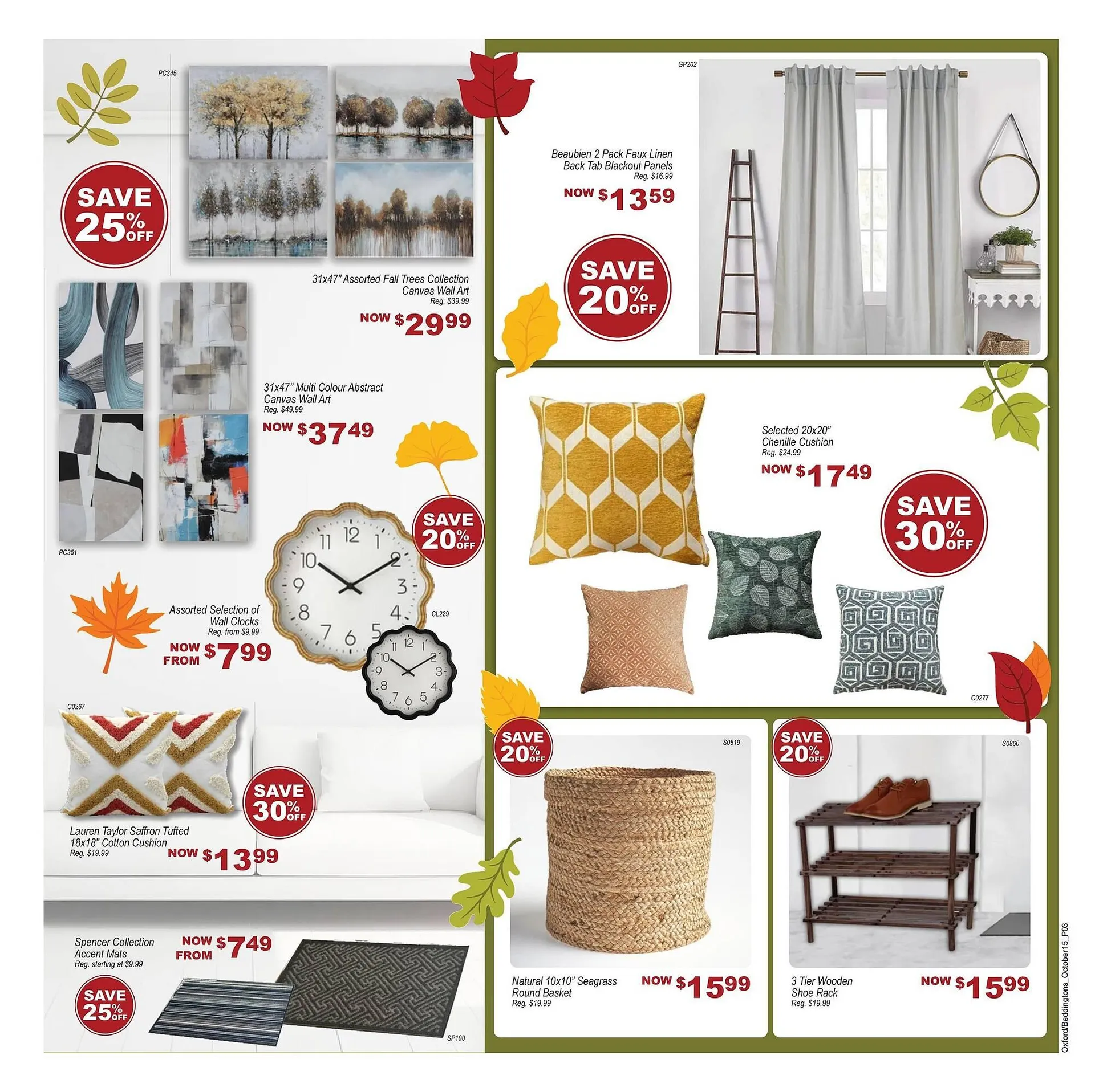 Beddington's flyer from October 15 to November 11 2025 - flyer page 3