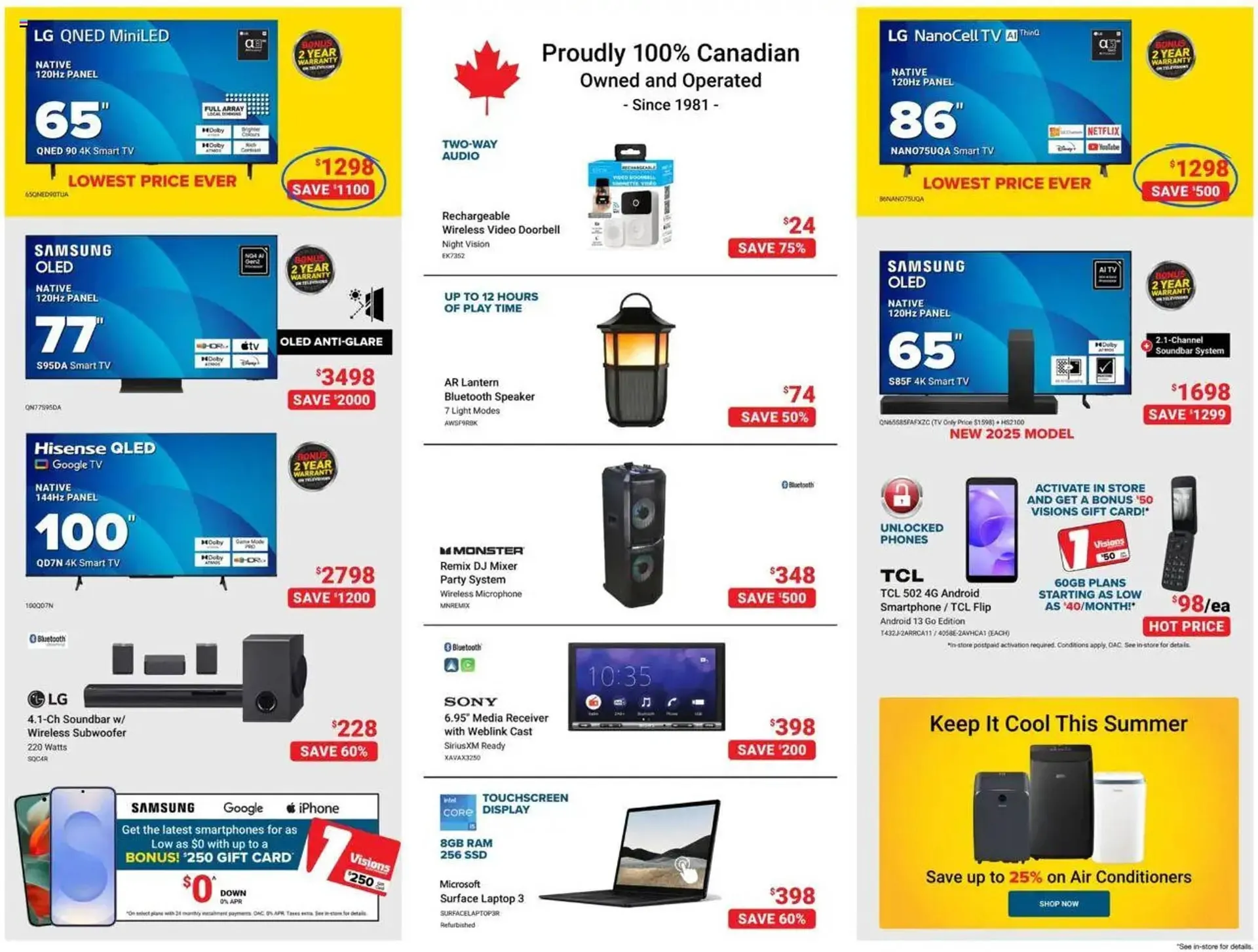 Visions Electronics flyer from July 25 to August 1 2025 - flyer page 2