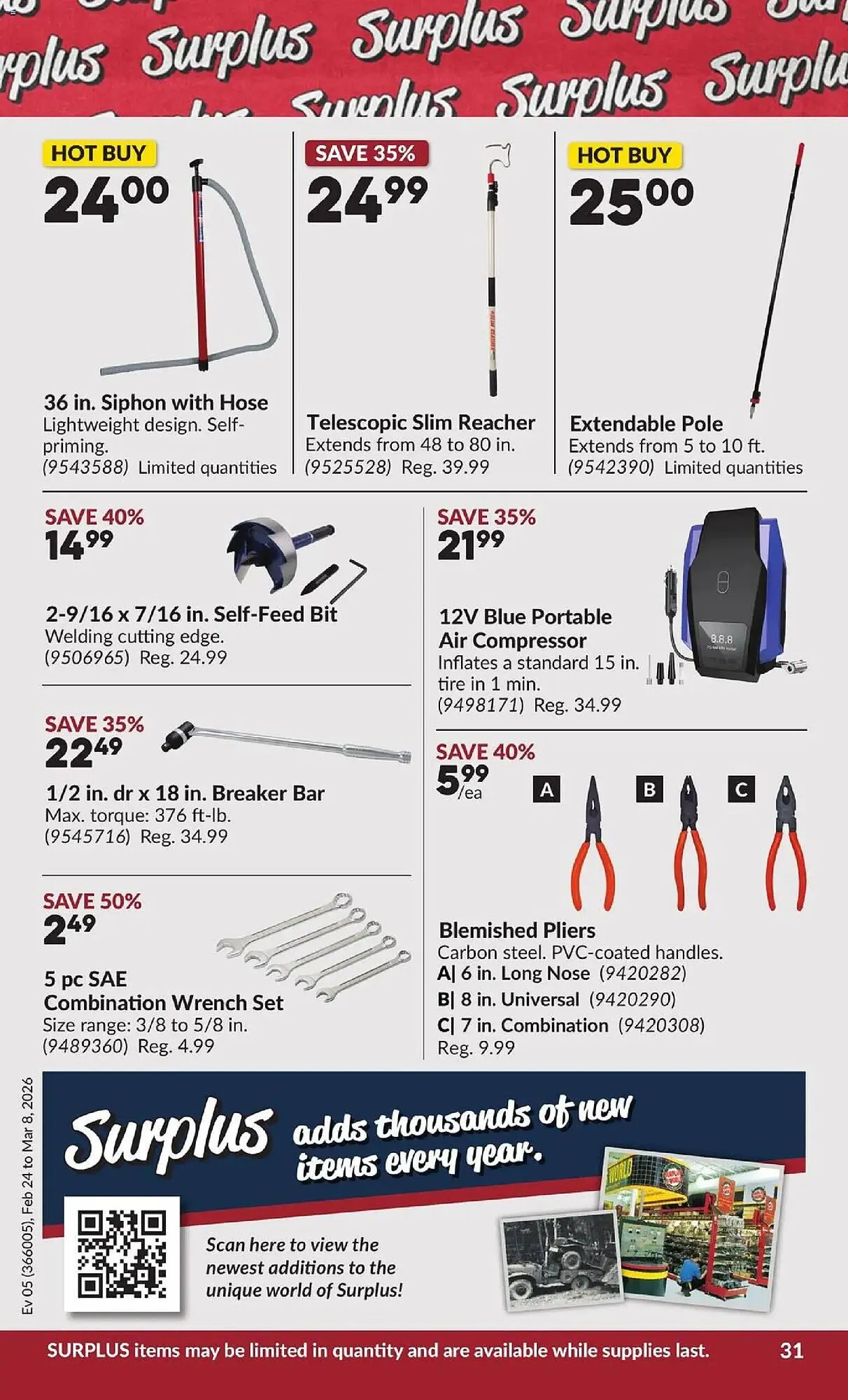 Princess Auto flyer from February 24 to March 9 2026 - flyer page 35