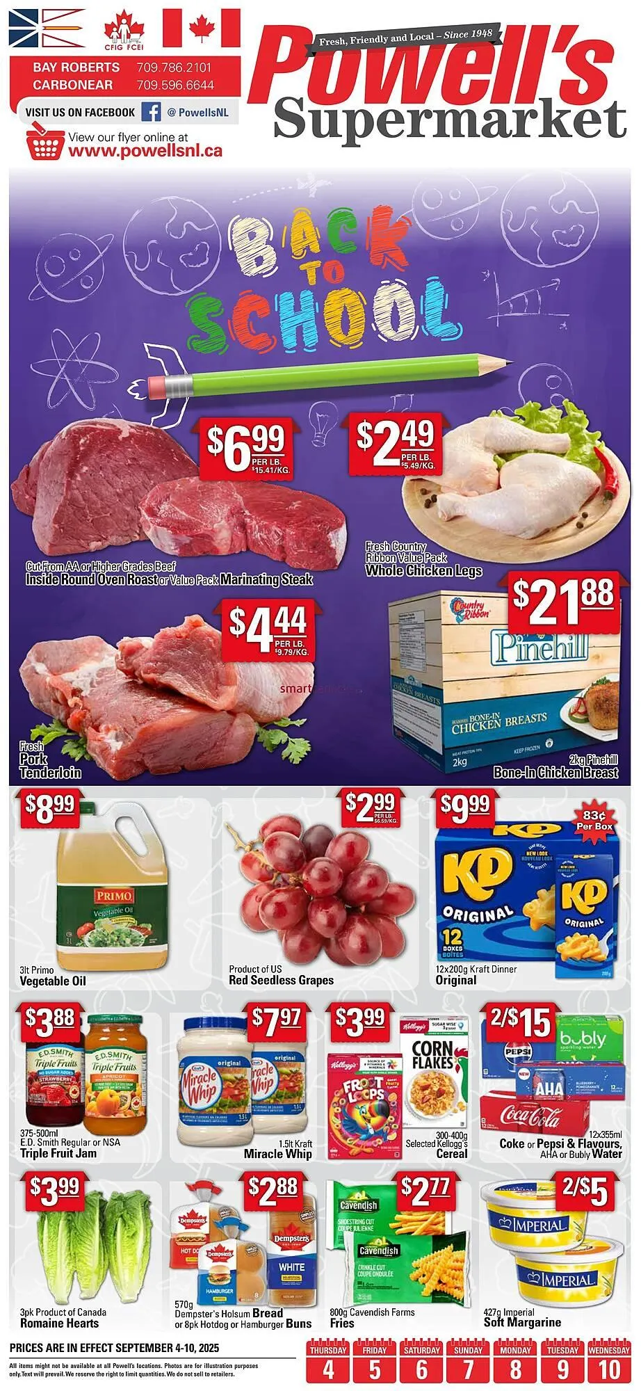 Powell's Supermarket flyer from September 5 to September 11 2025 - flyer page 1