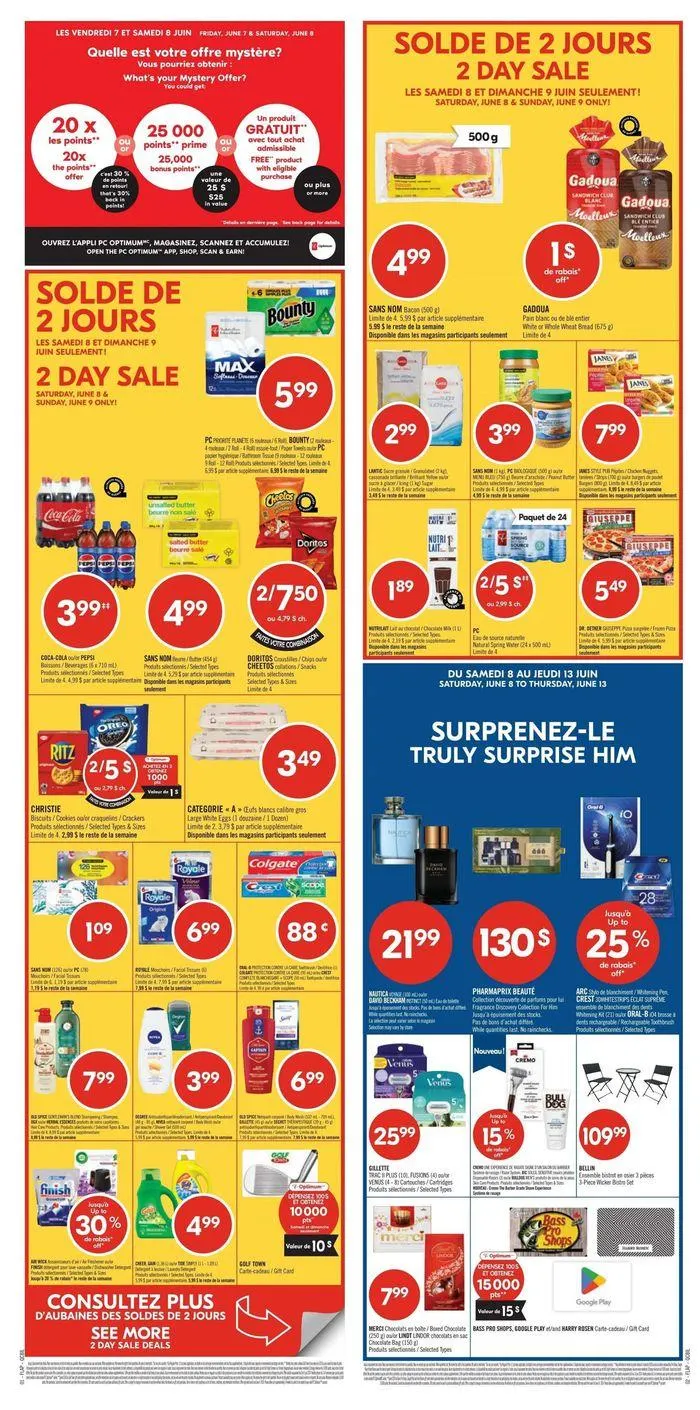Shoppers Drug Mart Weekly ad from June 8 to June 13 2024 - flyer page 1