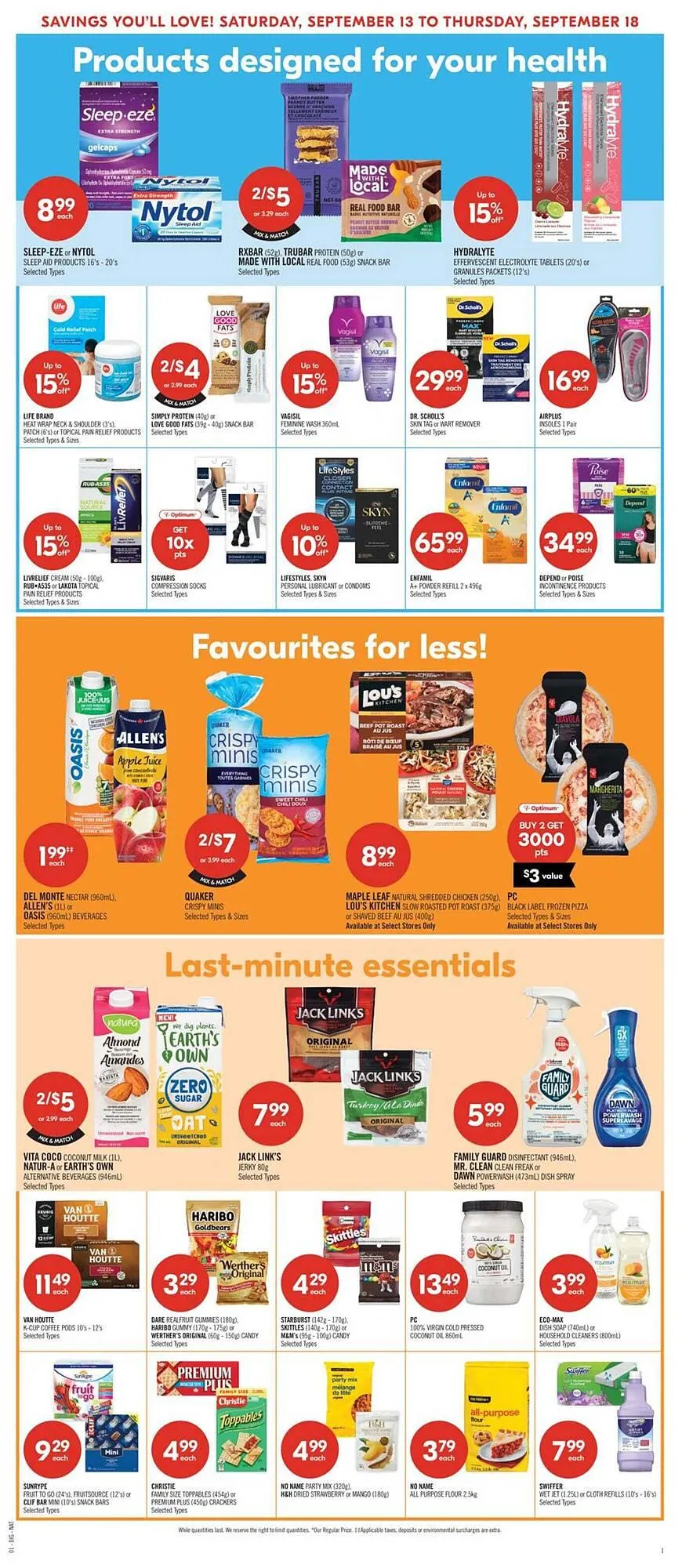 Shoppers Drug Mart flyer from September 13 to September 19 2025 - flyer page 20