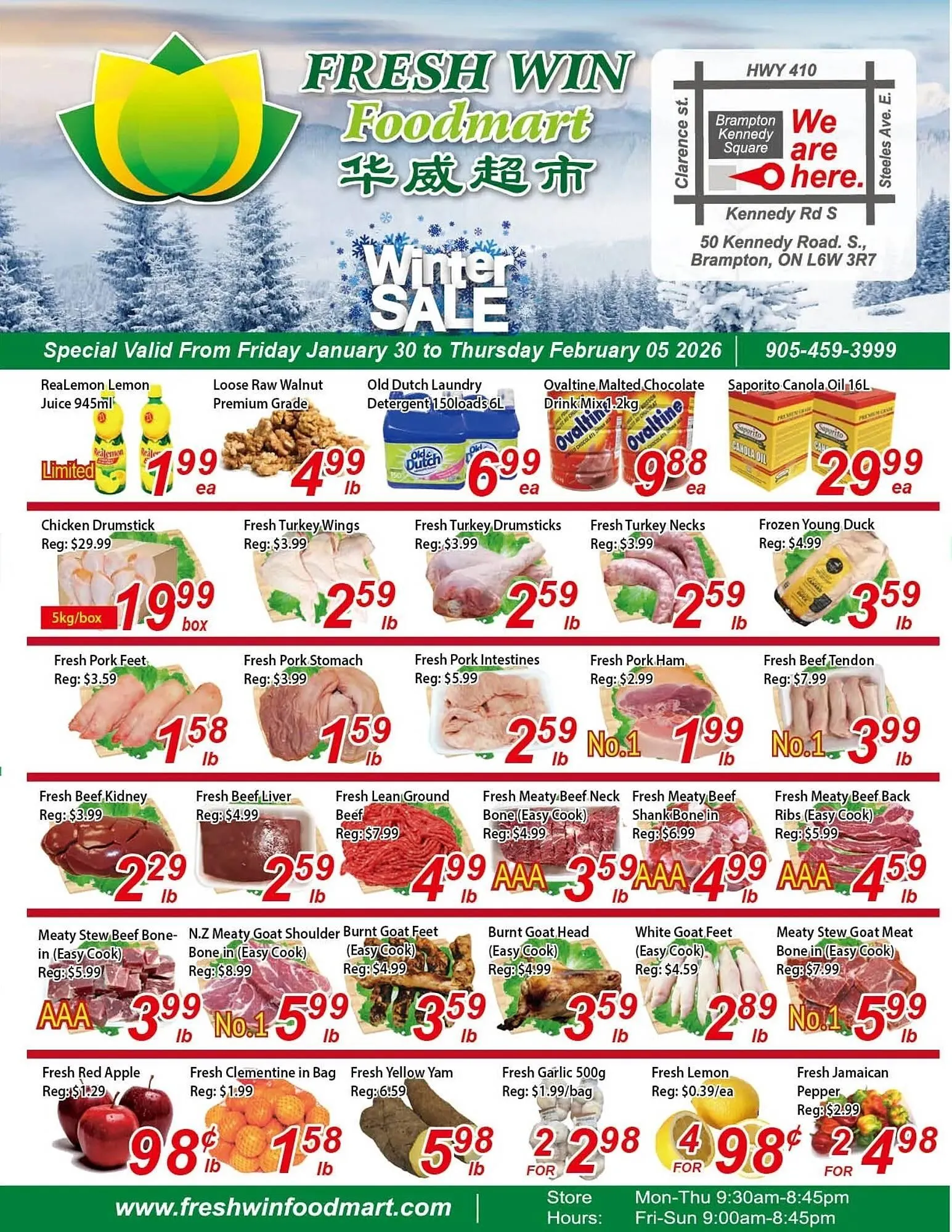 Fresh Win Foodmart flyer - 1