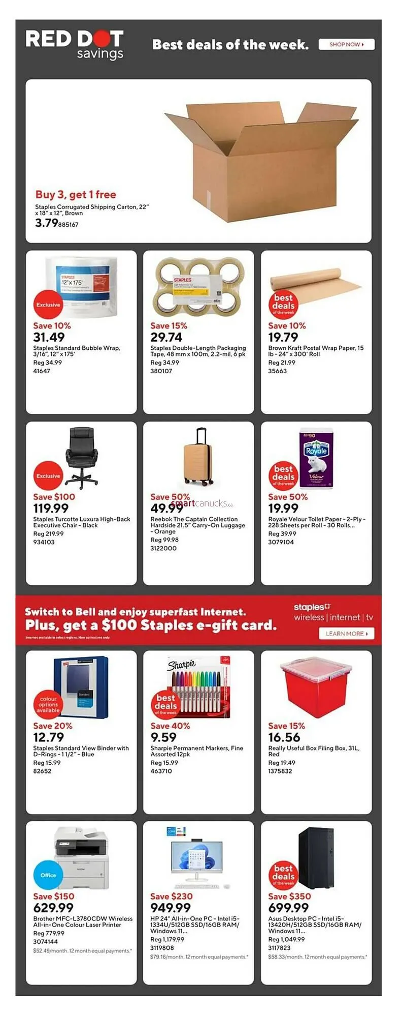 Staples flyer from November 7 to November 13 2025 - flyer page 2