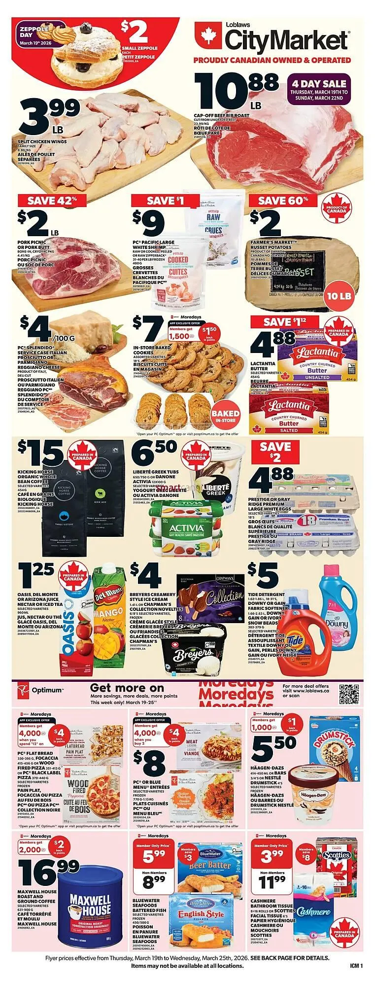 Loblaws flyer from March 19 to March 25 2026 - flyer page 1