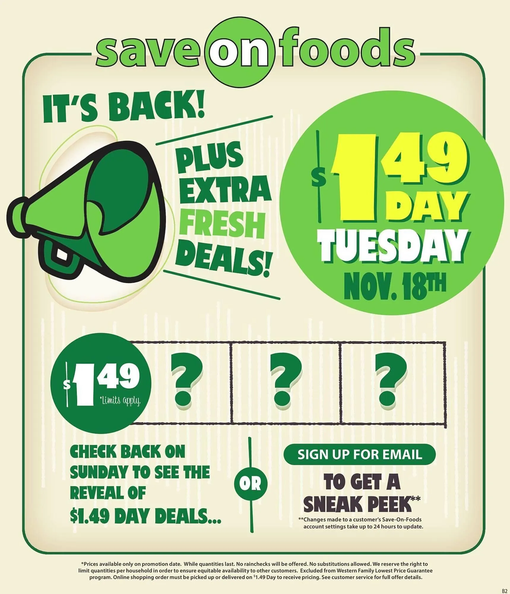 Save on Foods flyer from November 13 to November 20 2025 - flyer page 1