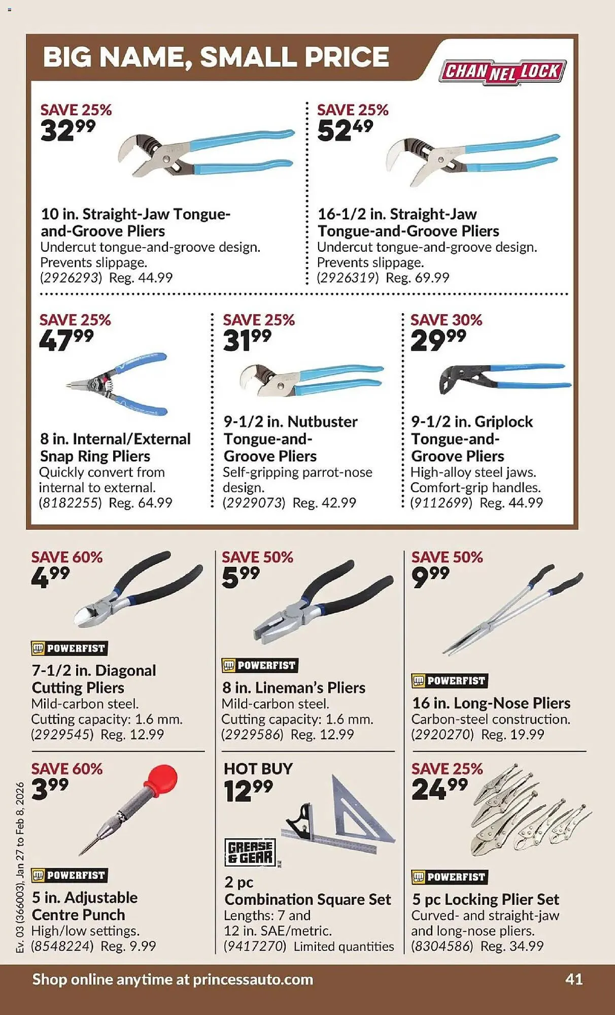 Princess Auto flyer from January 27 to February 8 2026 - flyer page 49