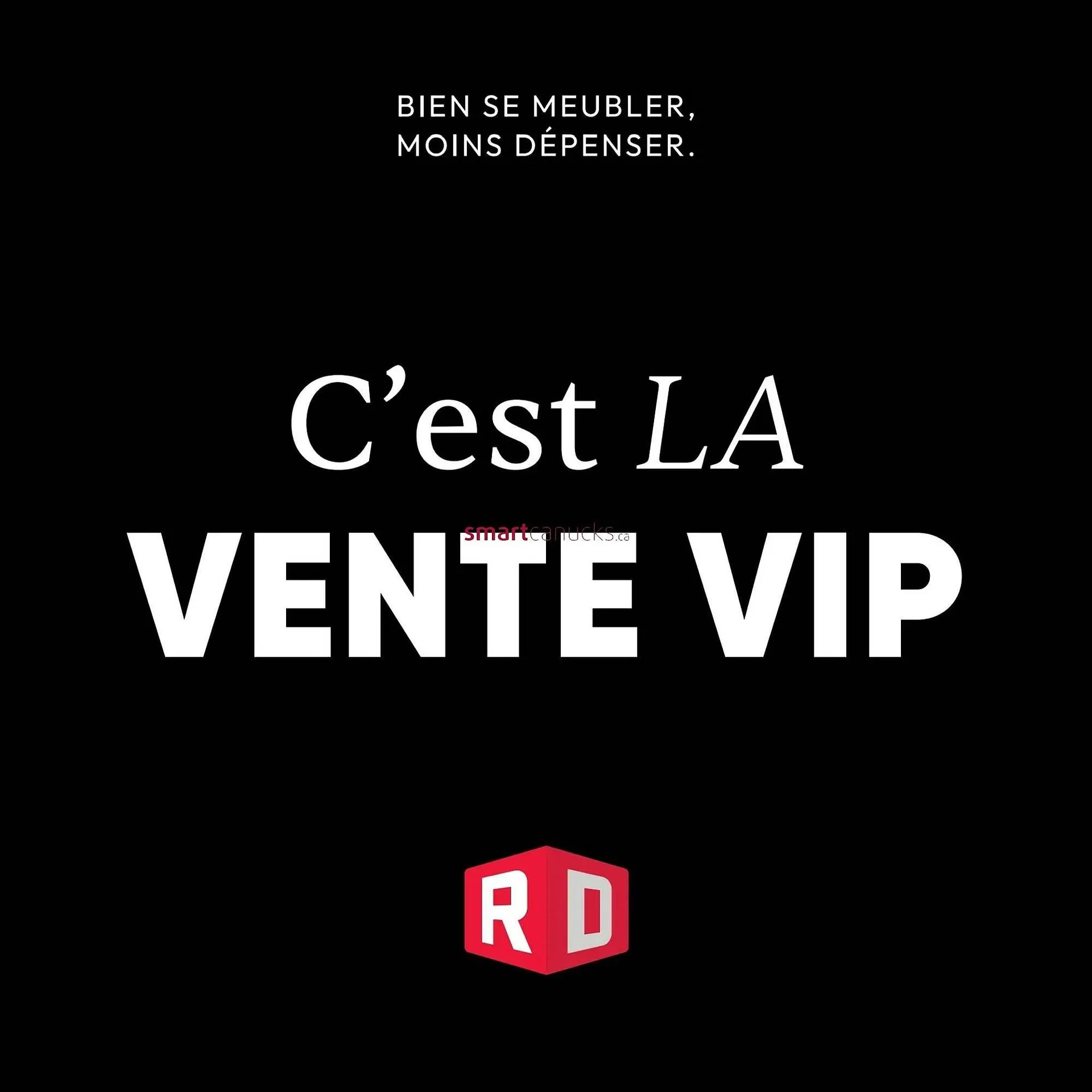 Meubles RD flyer from March 26 to April 1 2025 - flyer page 1