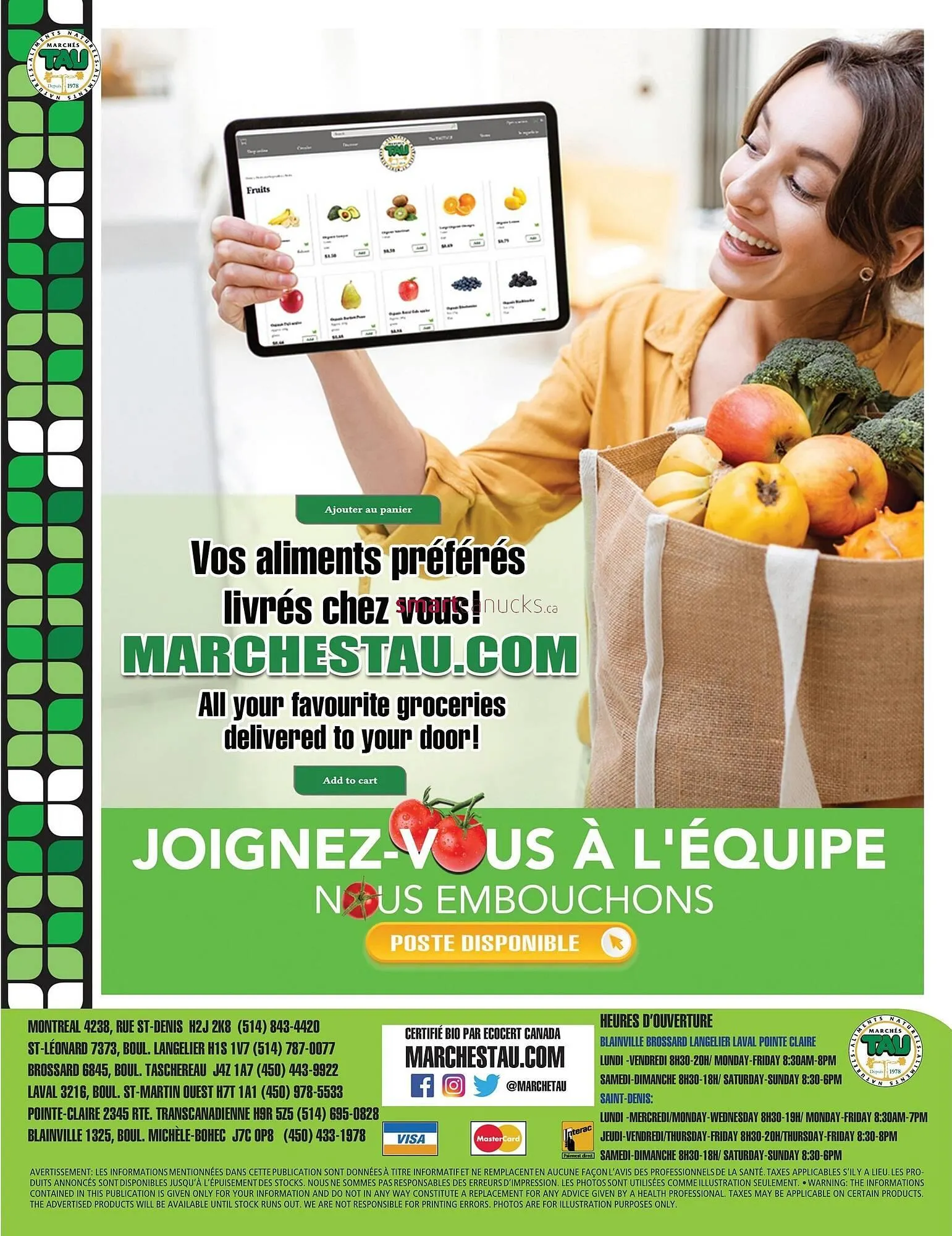 Marches Tau flyer from February 9 to February 22 2026 - flyer page 5