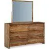 Dressonni Dresser and Mirror - Brown