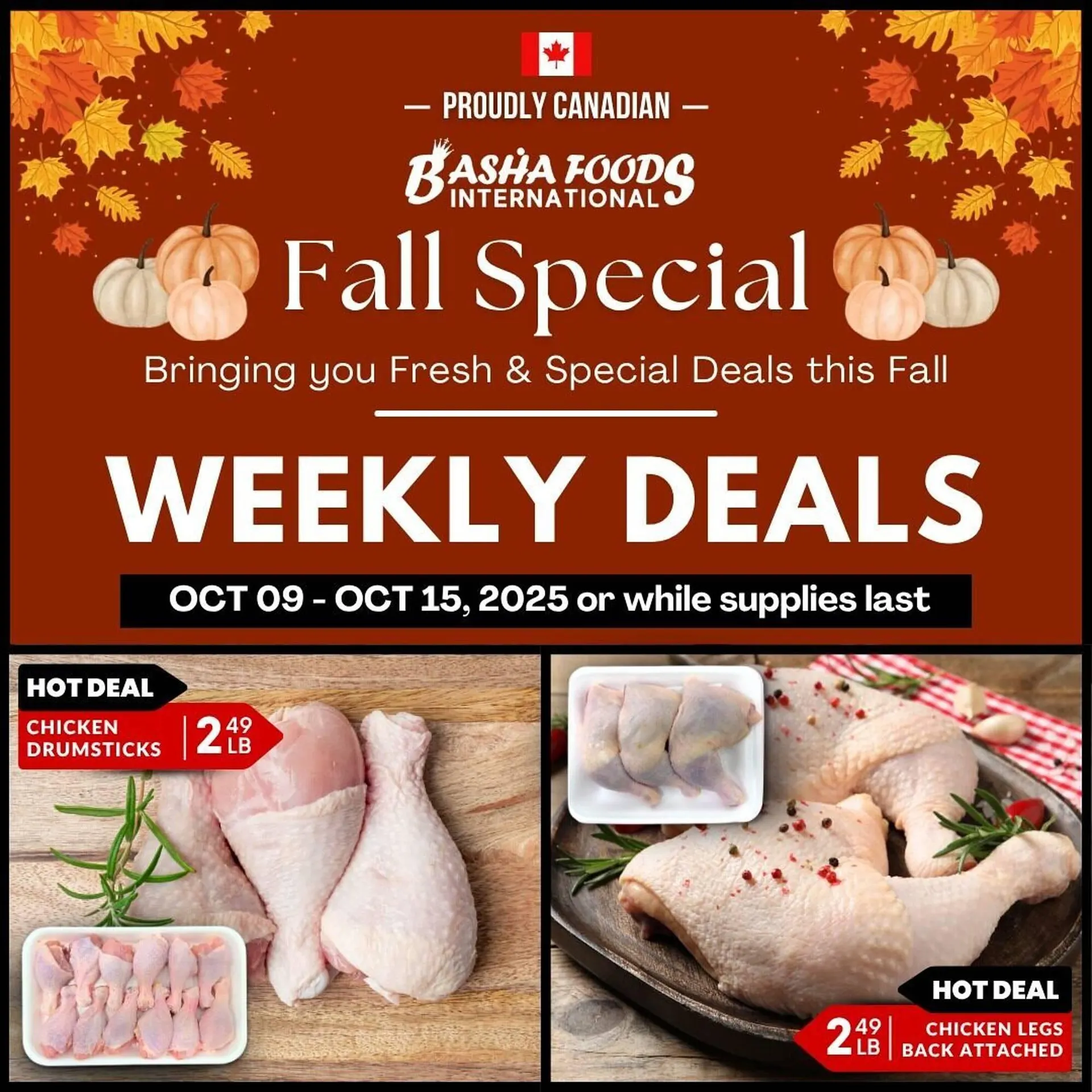 Basha Foods flyer from October 9 to October 16 2025 - flyer page 1