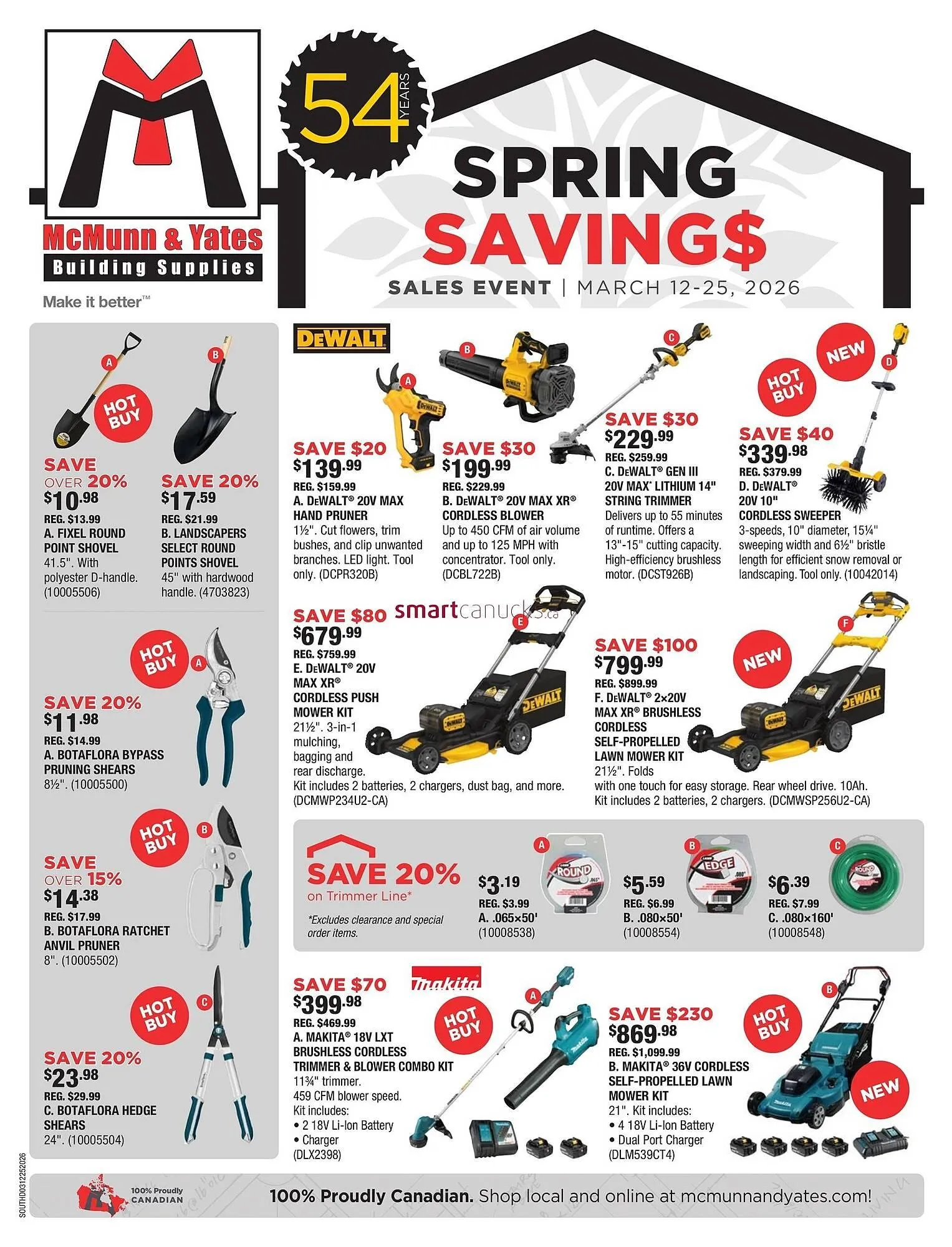 McMunn & Yates Building Supplies flyer - 1