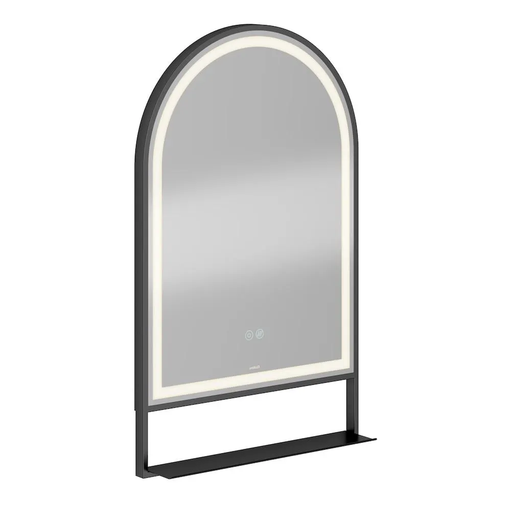 Arturo 32in x 20 inch Dimmable 3CCT Integrated LED Arch Wall Bathroom Vanity Mirror with Defogger