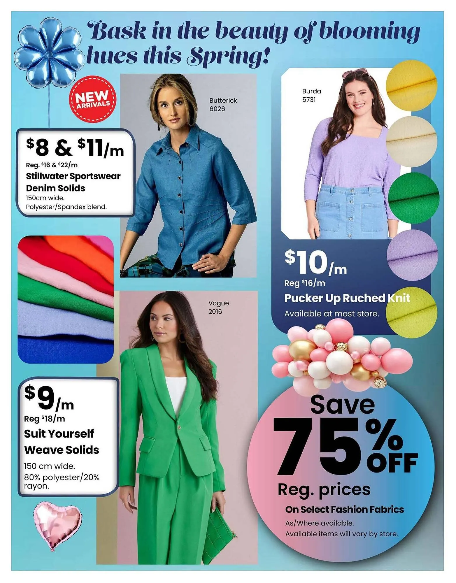 Fabricland flyer from April 2 to April 9 2025 - flyer page 15