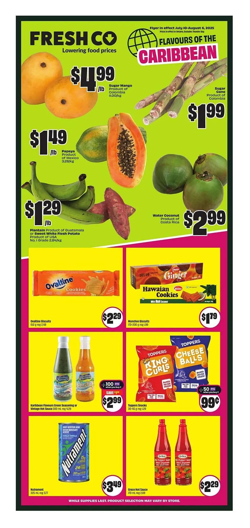 FreshCo flyer from July 10 to August 6 2025 - flyer page 1