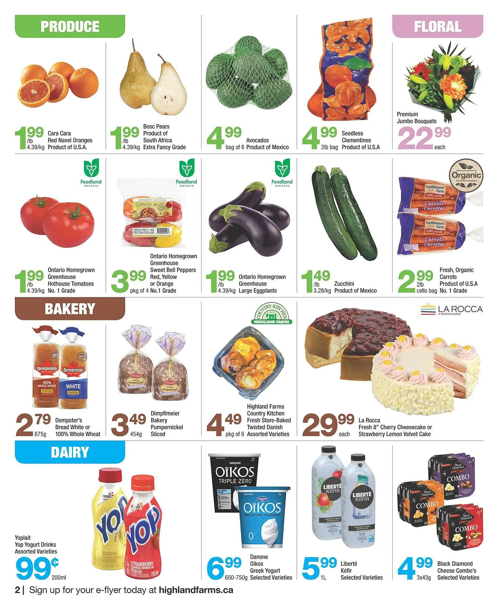 Highland Farms flyer from April 24 to May 4 2025 - flyer page 2