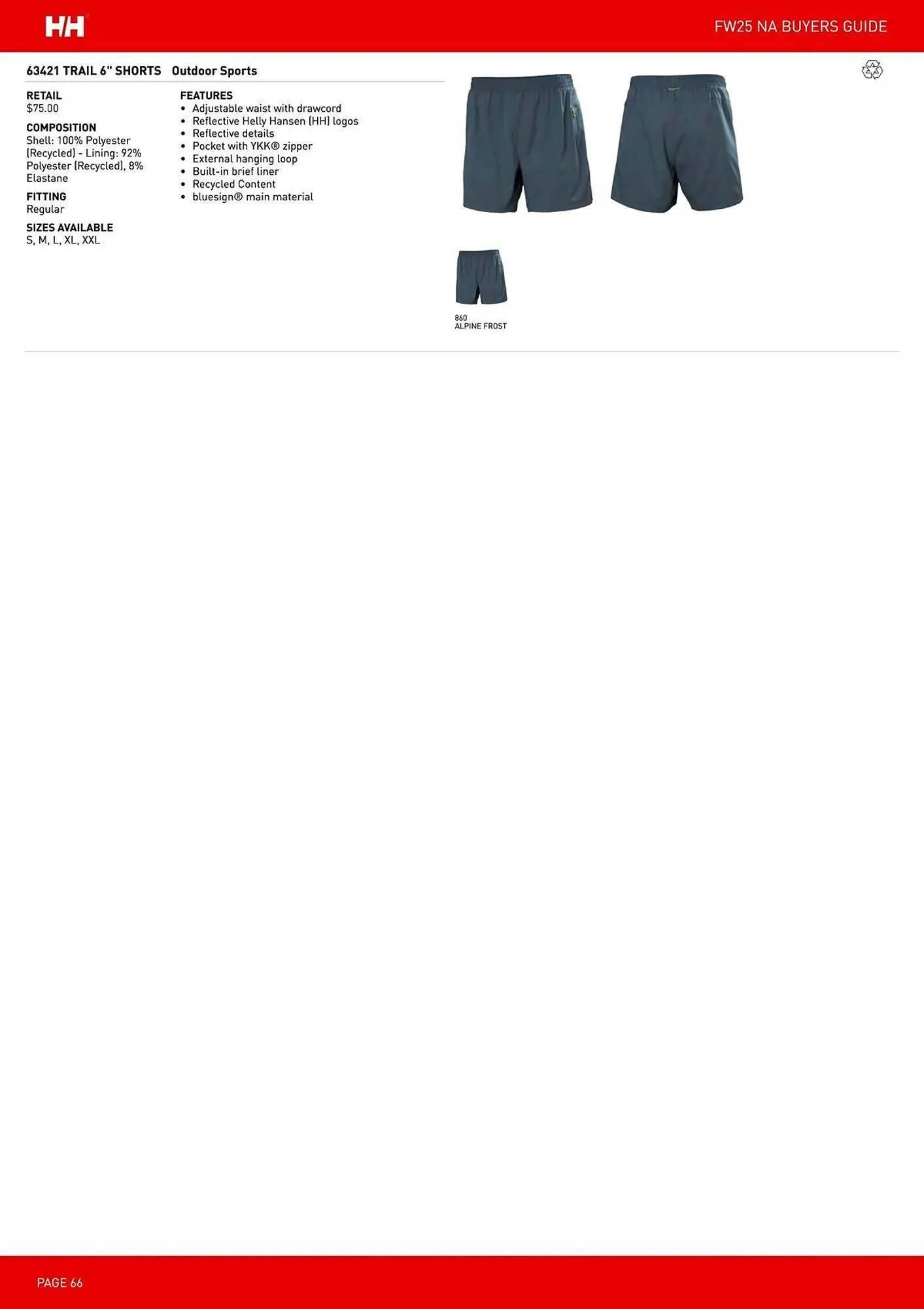 Helly Hansen flyer from September 11 to February 28 2026 - flyer page 66