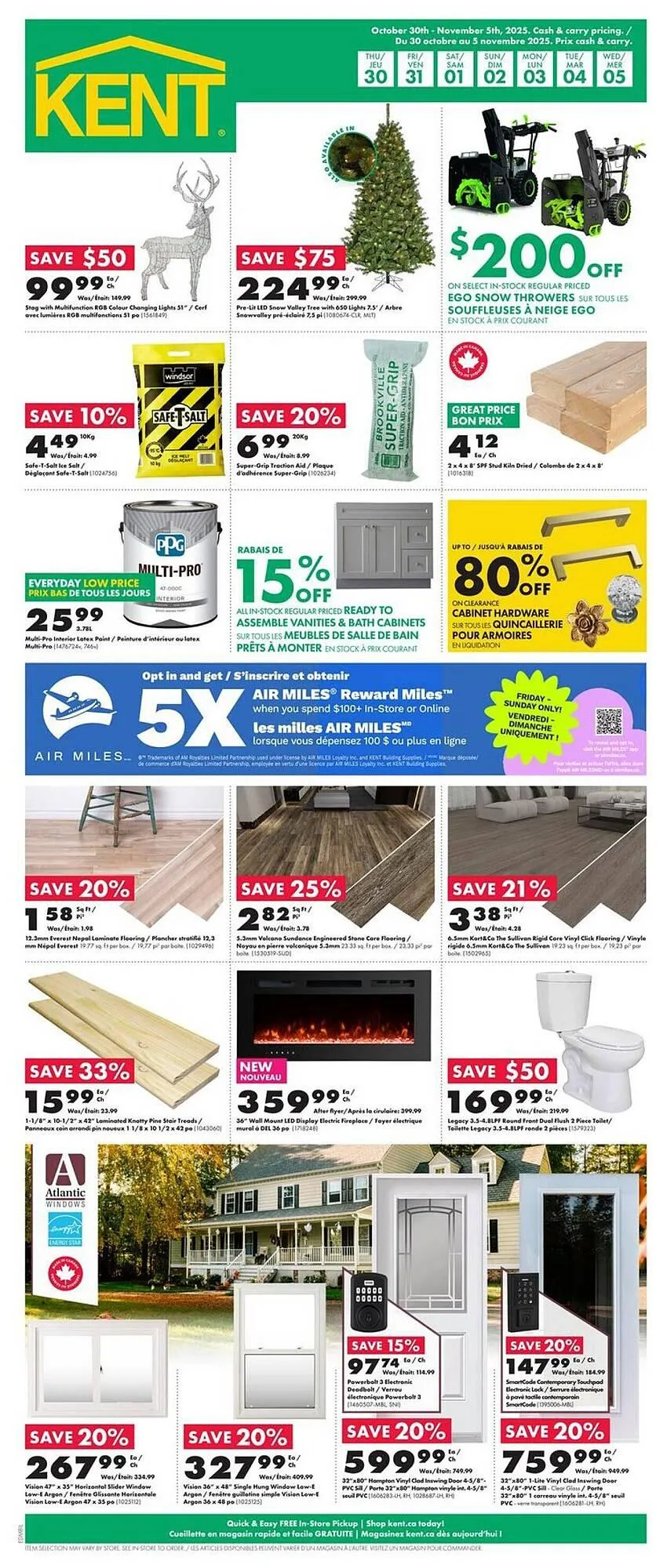 Kent flyer from October 30 to November 5 2025 - flyer page 1