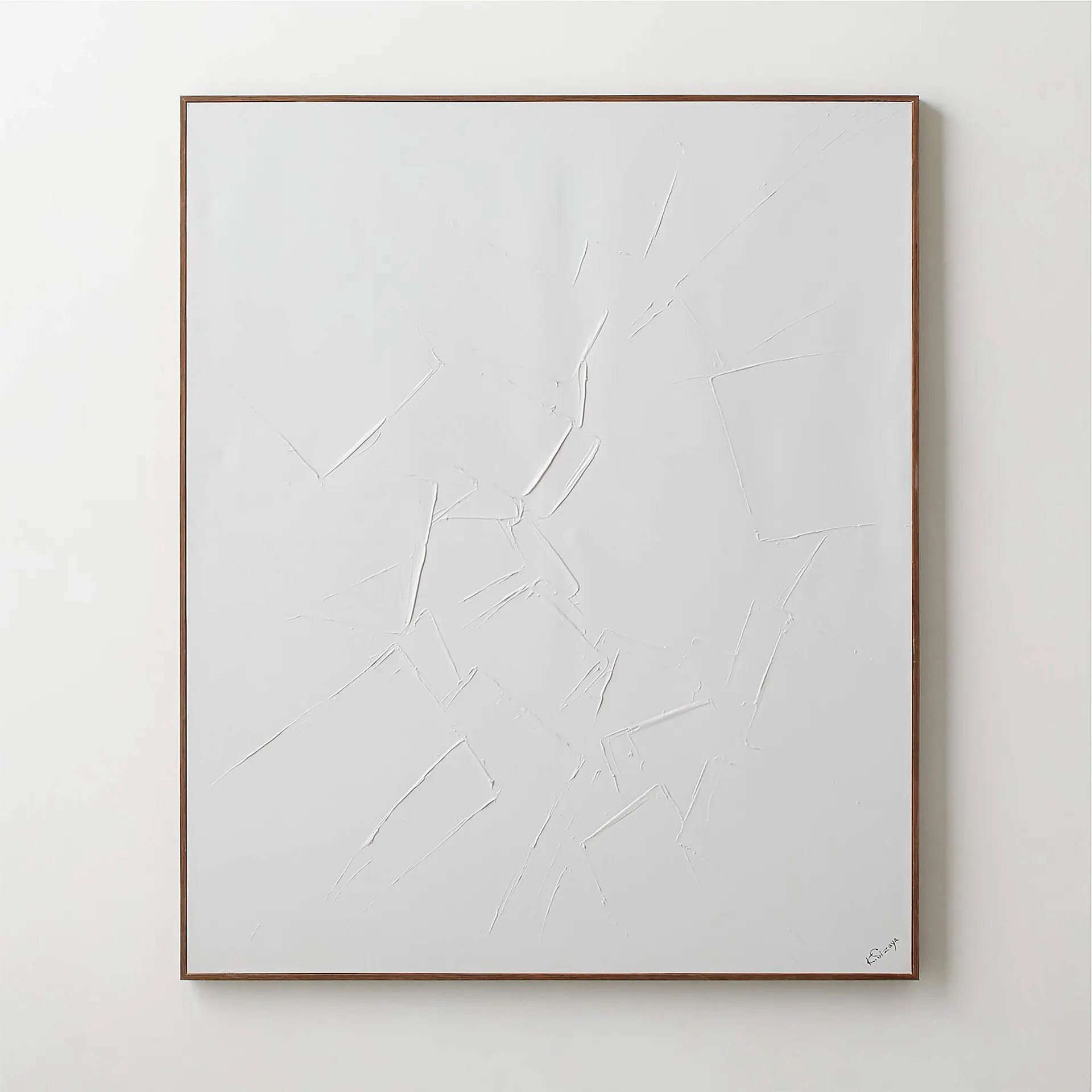 'Dzen' Framed Wall Art 50"X60"