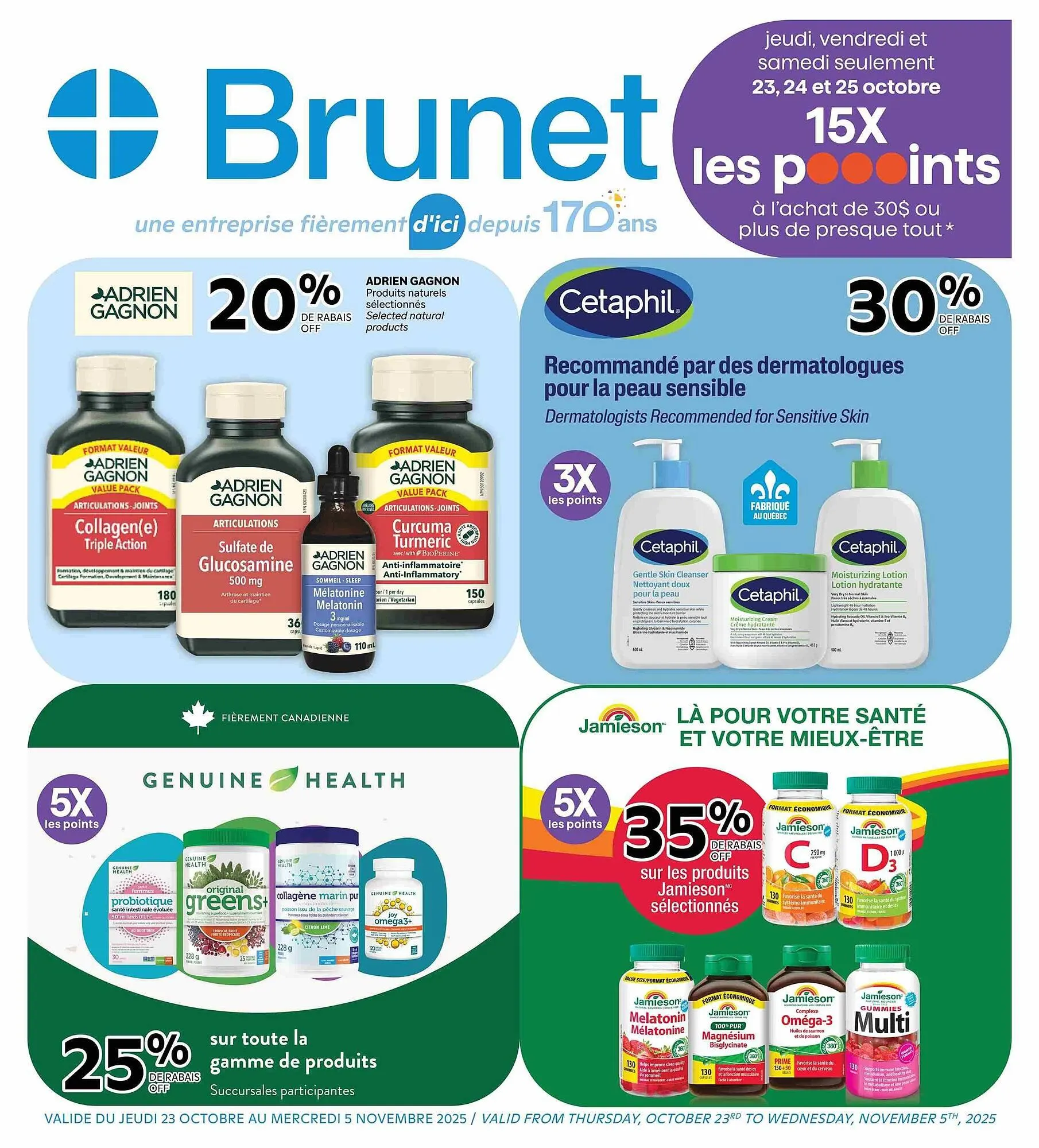 Brunet flyer from October 23 to October 30 2025 - flyer page 1