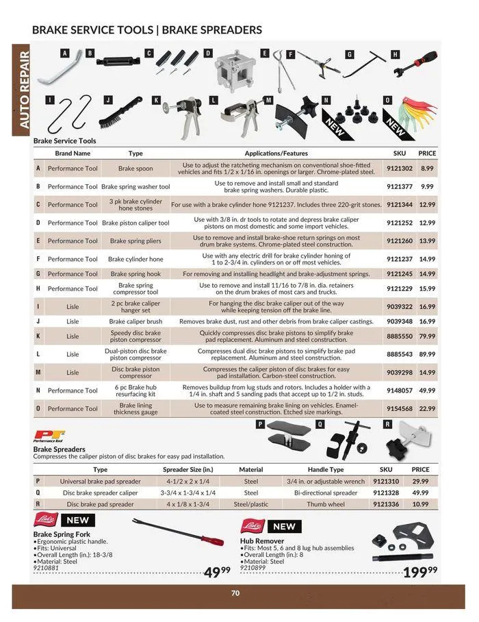 Auto Repair Catalogue from April 23 to April 22 2025 - flyer page 70