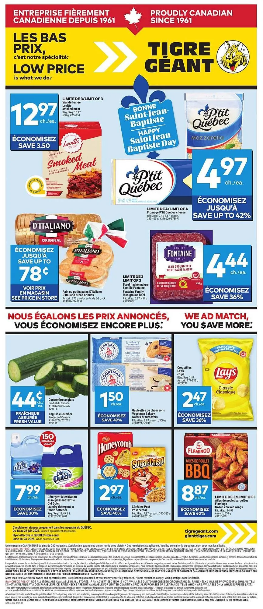 Giant Tiger flyer from June 18 to June 25 2025 - flyer page 1