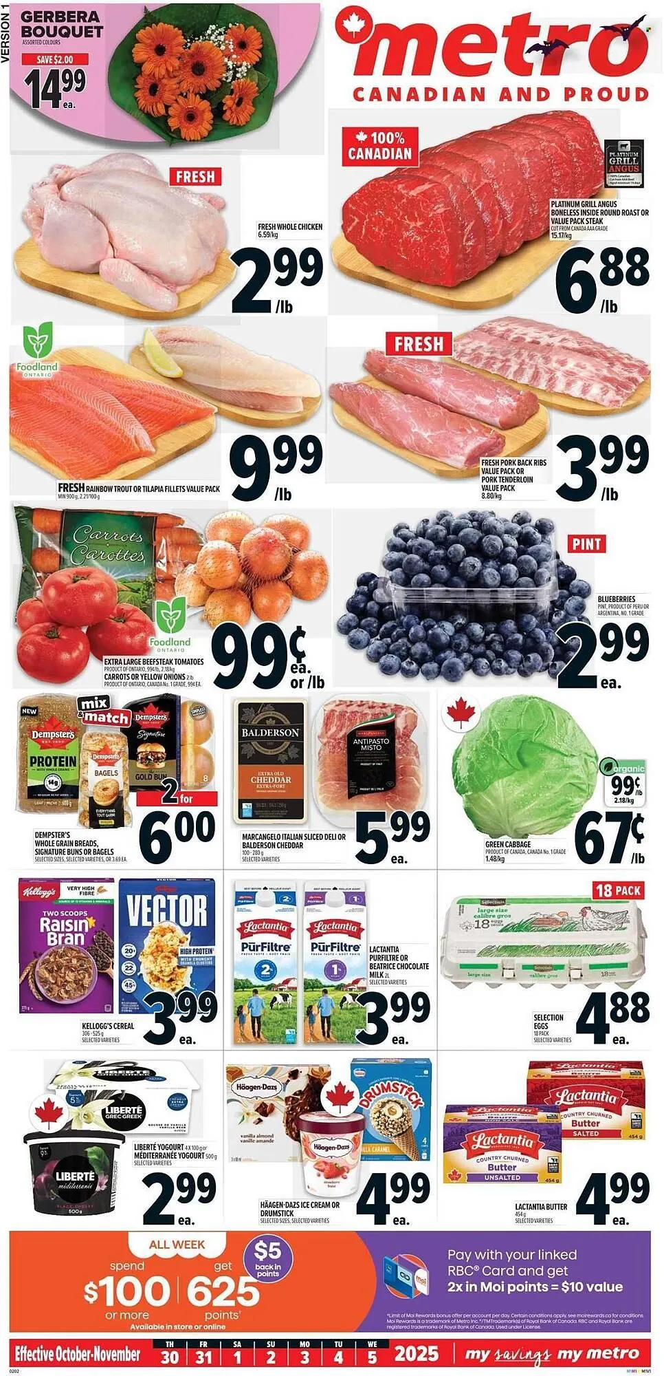 Metro flyer from October 30 to November 5 2025 - flyer page 1