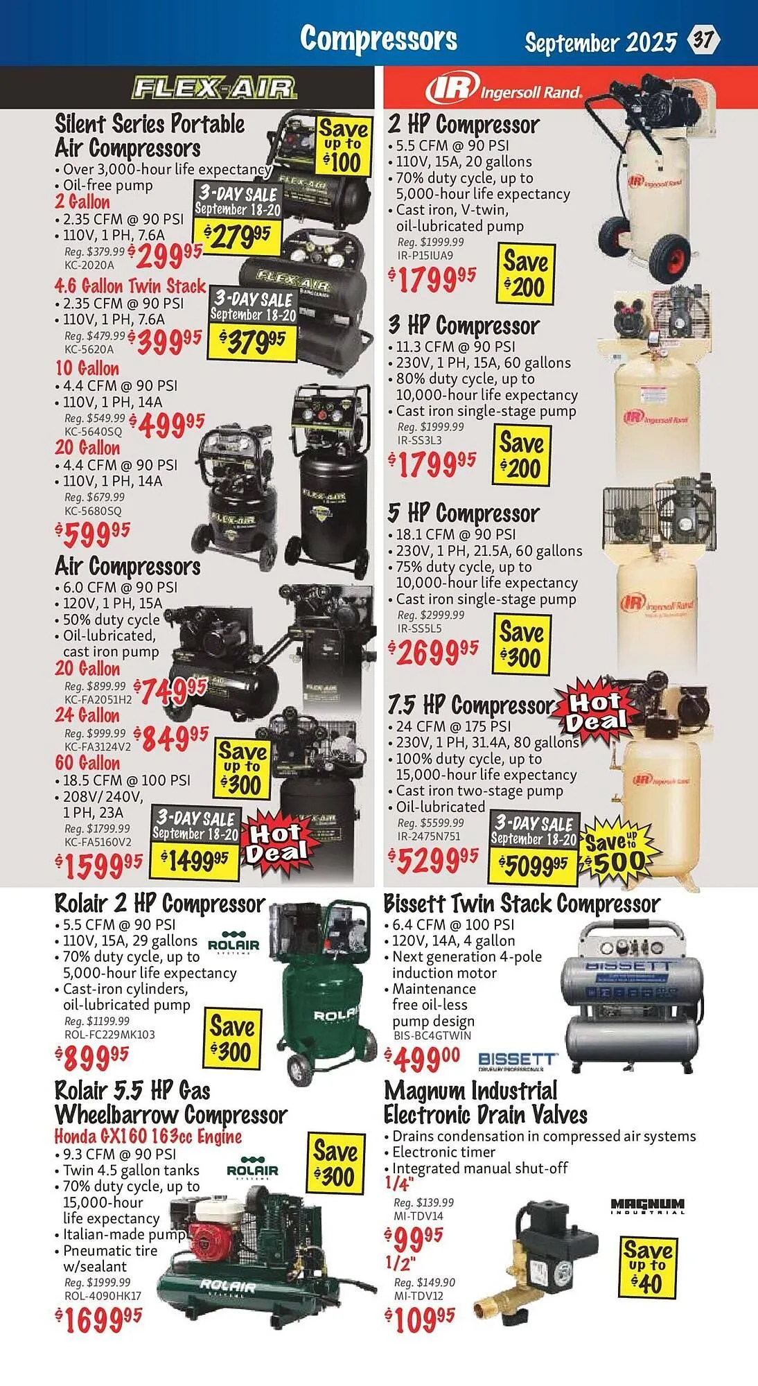 KMS Tools flyer from September 1 to September 15 2025 - flyer page 37