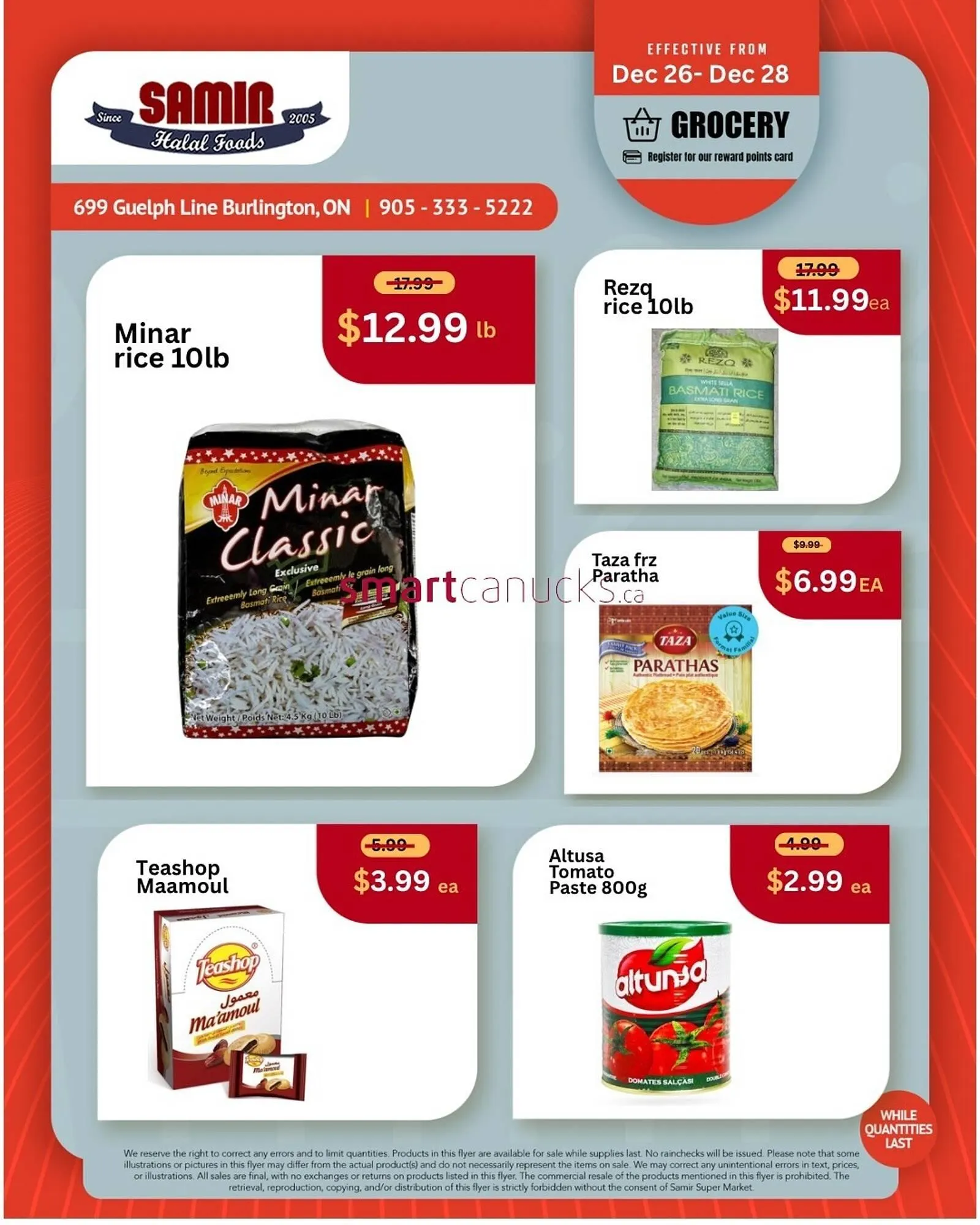 Samir Supermarket flyer from December 26 to December 28 2025 - flyer page 1
