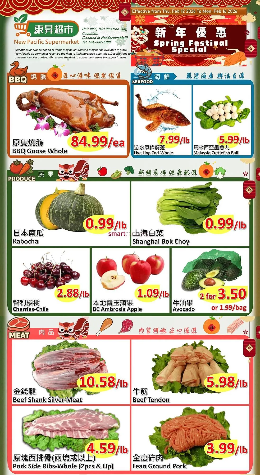 New Pacific Supermarket flyer - 1