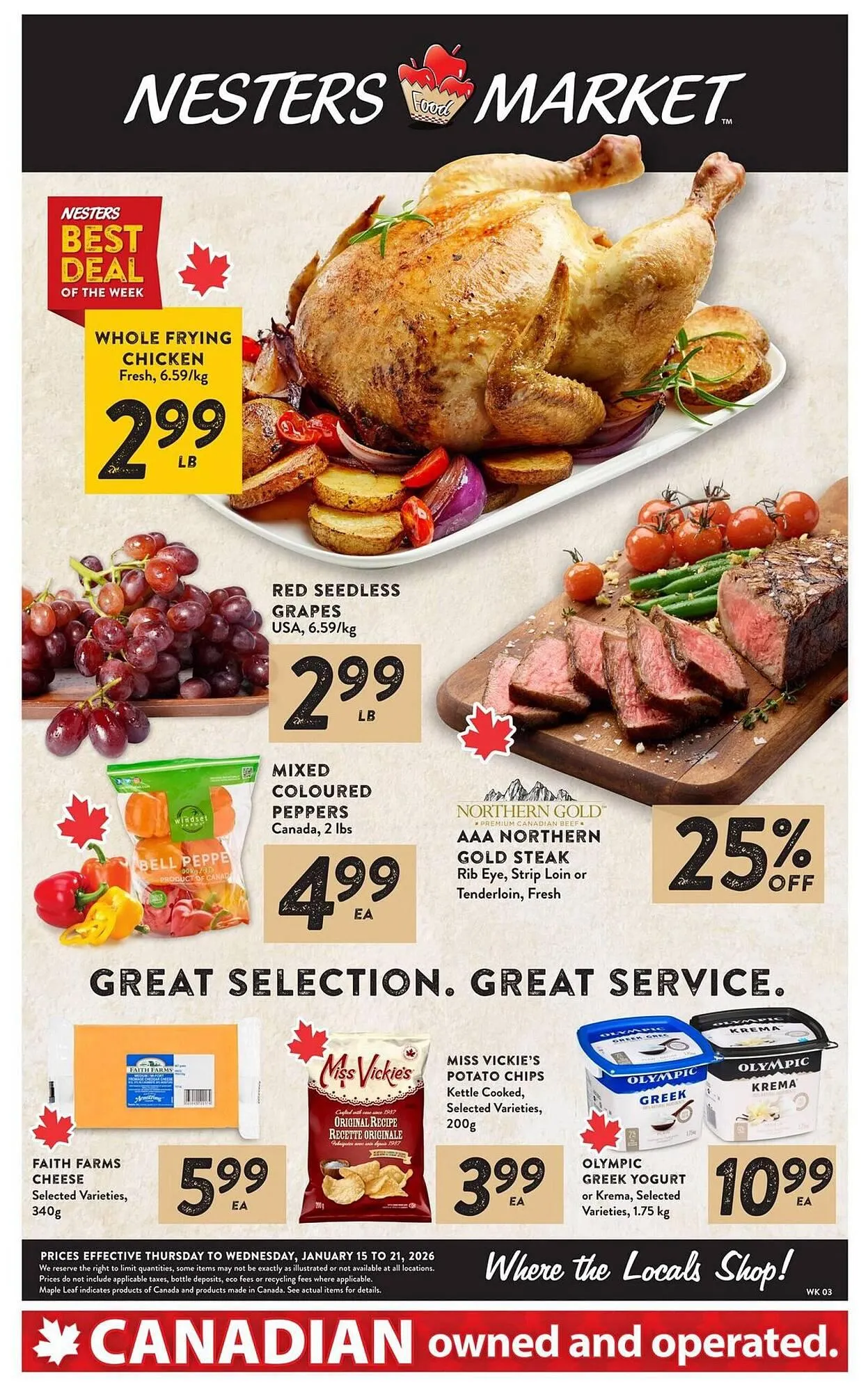 Nesters Market flyer from January 15 to January 21 2026 - flyer page 1