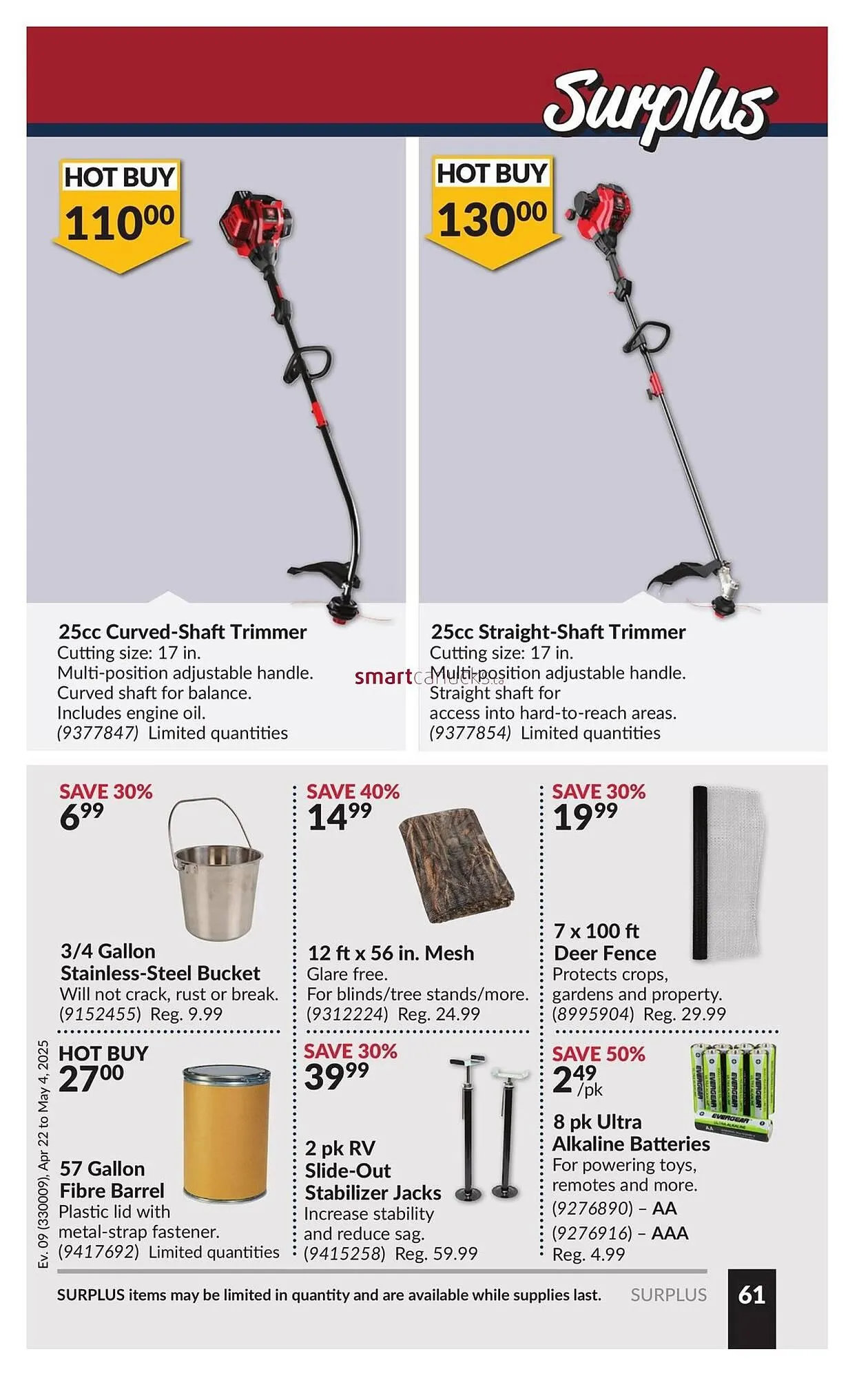 Princess Auto flyer from April 18 to April 24 2025 - flyer page 66