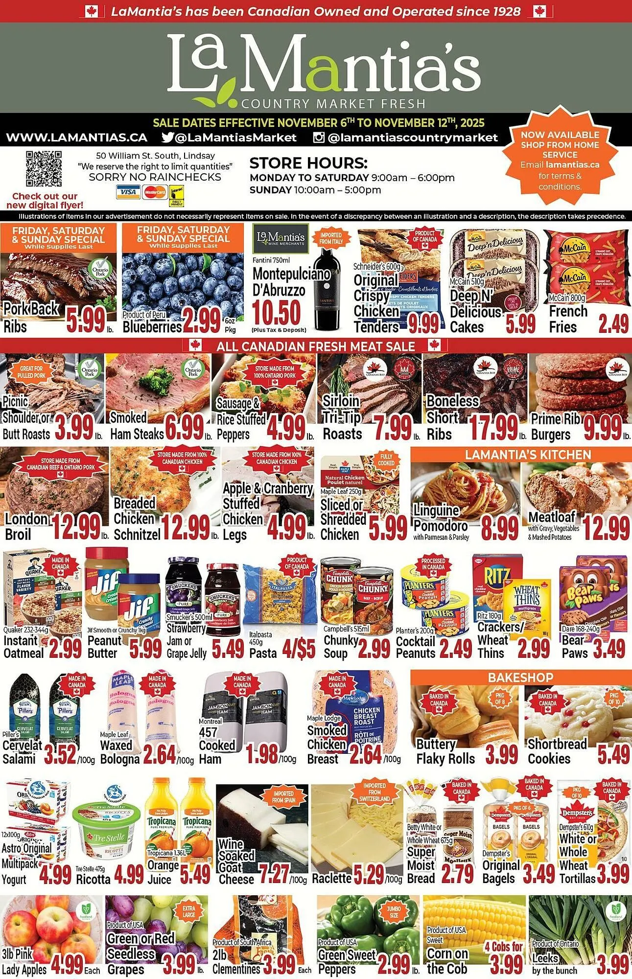 Lamantia's flyer from November 6 to November 12 2025 - flyer page 1
