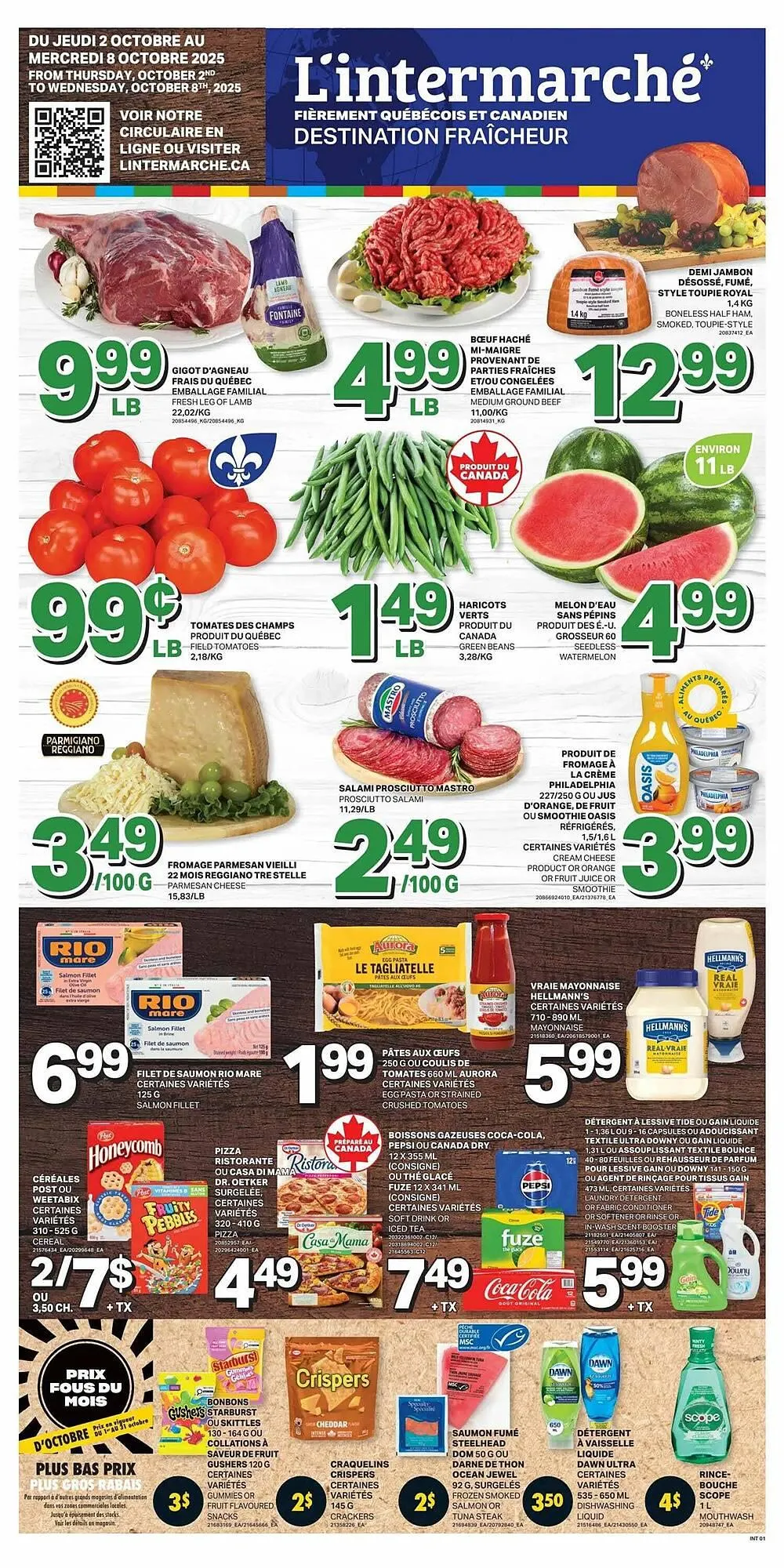 L'Intermarché flyer from October 2 to October 9 2025 - flyer page 1