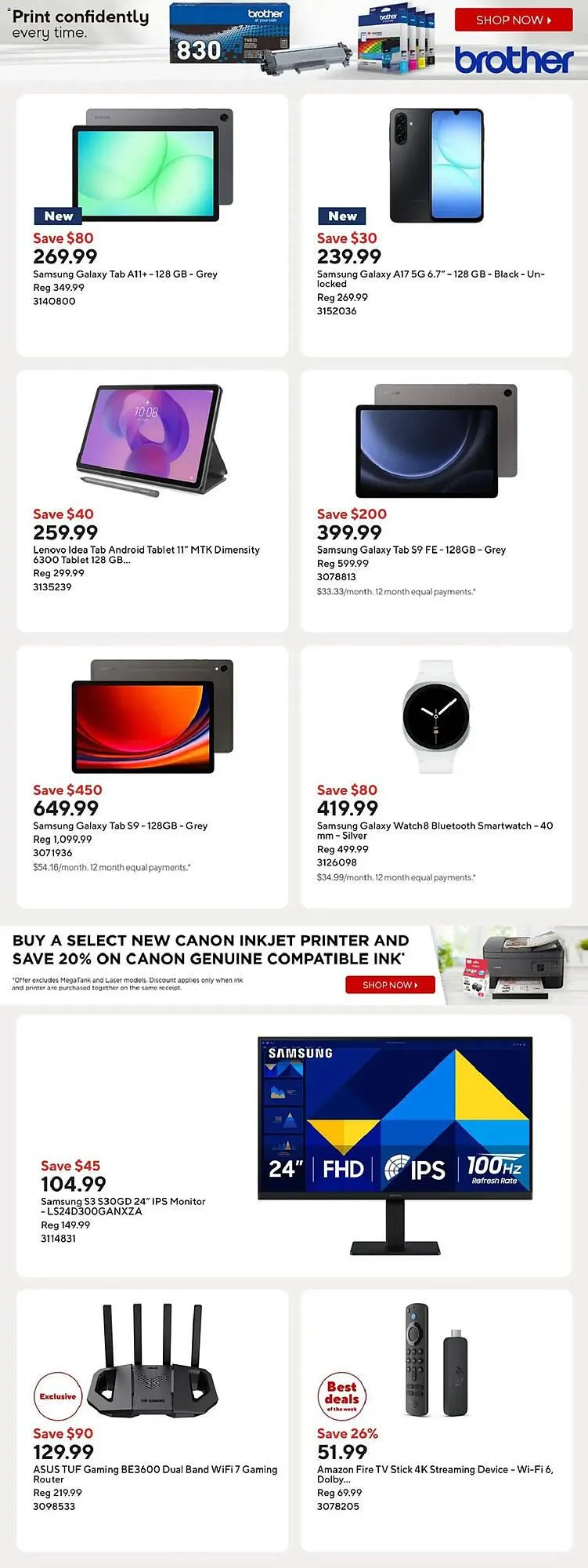 Staples flyer from March 20 to March 27 2026 - flyer page 4