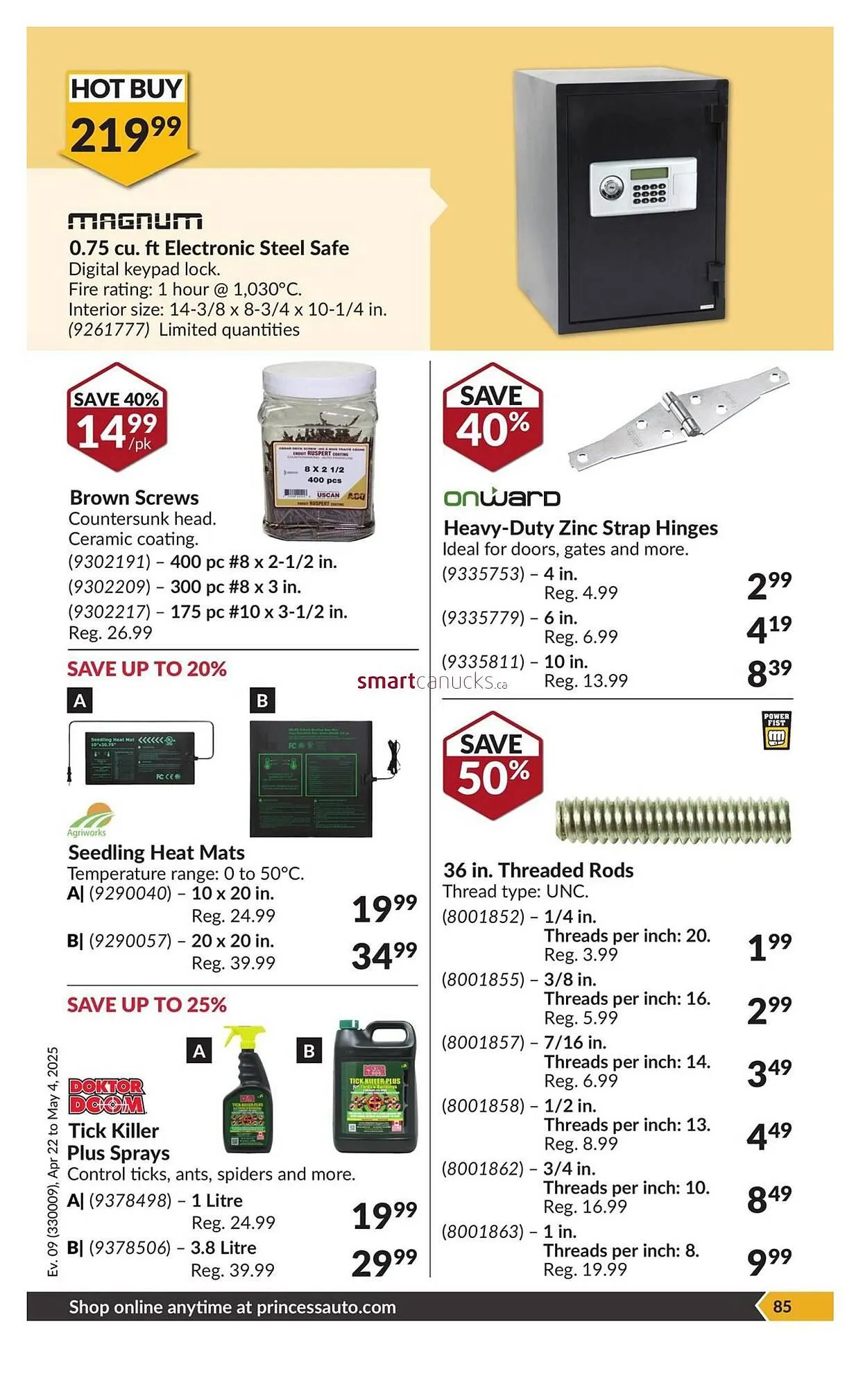 Princess Auto flyer from April 18 to April 24 2025 - flyer page 90