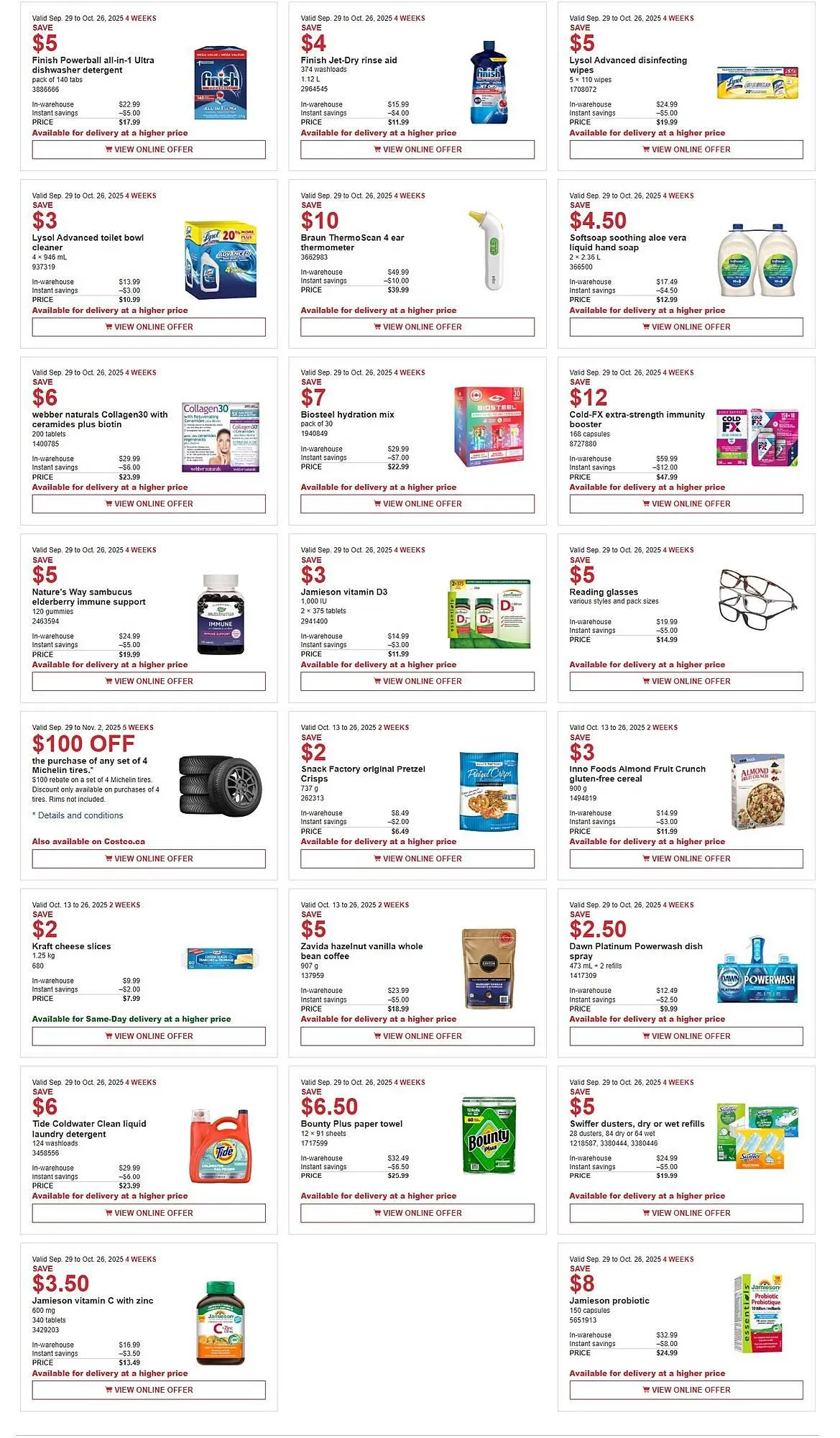 Costco flyer from October 13 to October 26 2025 - flyer page 4